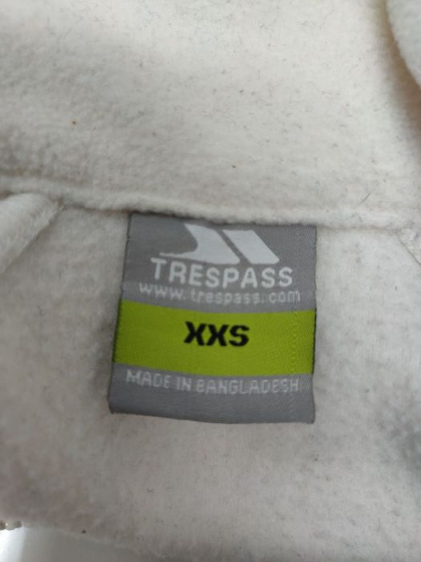 Trespass Clarice, Ghost, XXS, Warm Fleece Jacket 280gsm for Women, XX-Small / 2X-Small - Image 3 of 3