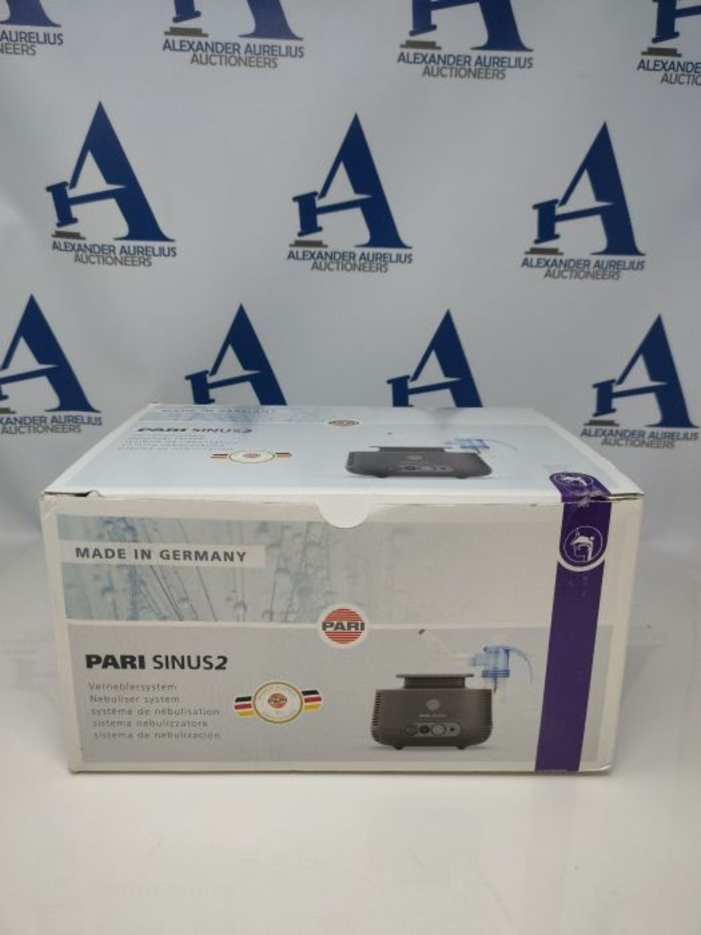 RRP £275.00 Pari 128G1000 Sinus 2 Pulsating Inhaler for Treating Respiratory Diseases, for Childre