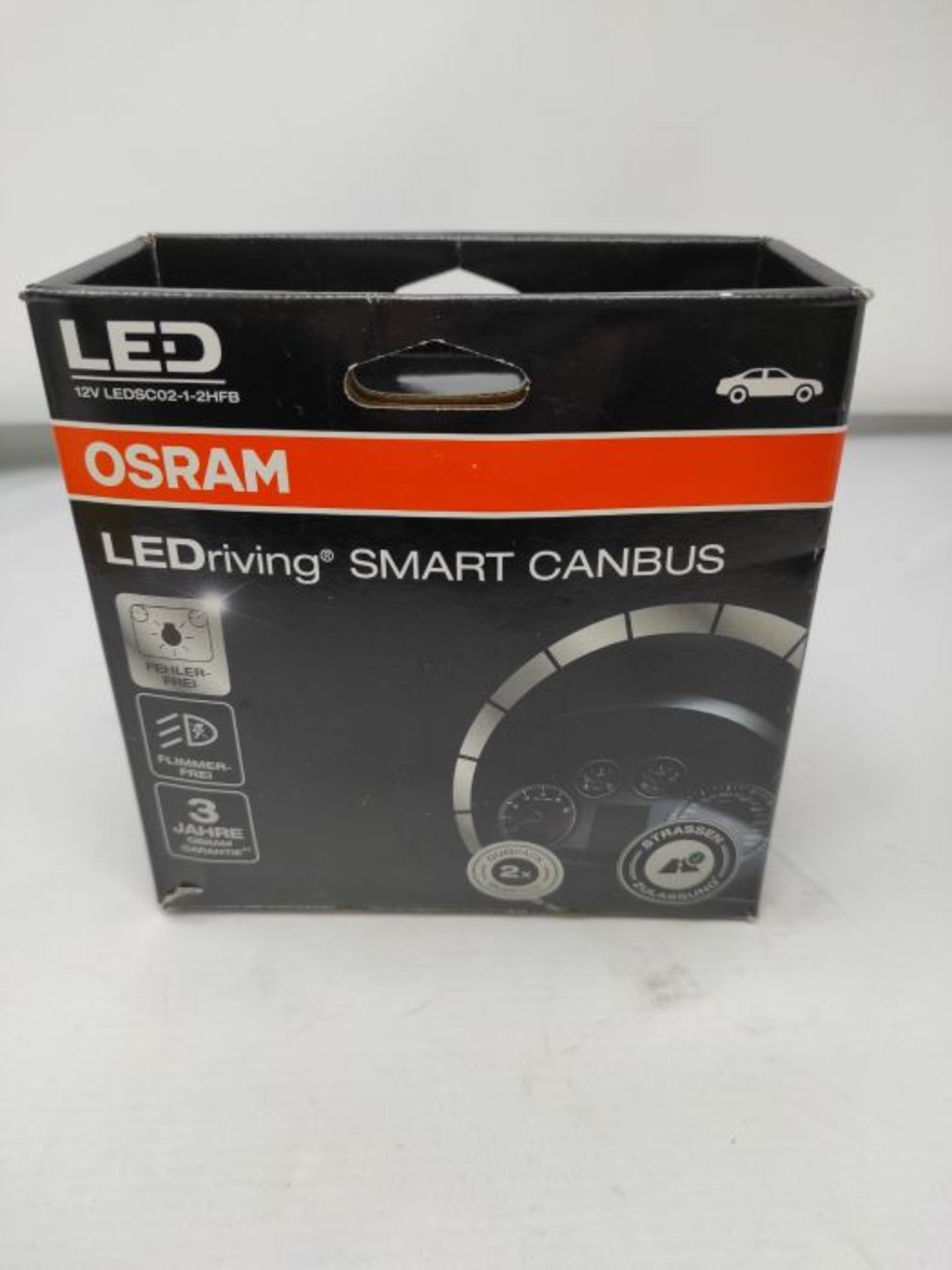 RRP £53.00 OSRAM LEDriving SMART CANBUS, LEDSC02-1, umgeht das Lampenausfallerkennungssystem Retr - Image 2 of 3