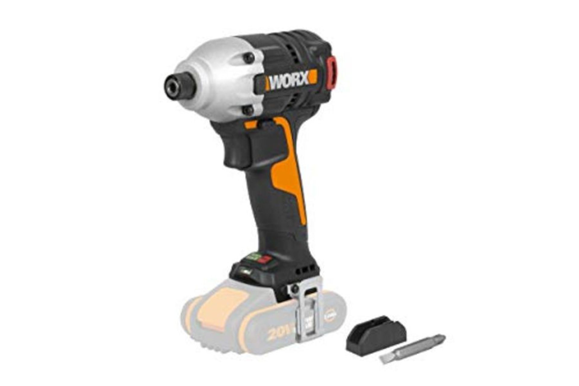 RRP £68.00 WORX WX261.9 18V (20V MAX) Brushless Impact Driver - Bare Unit