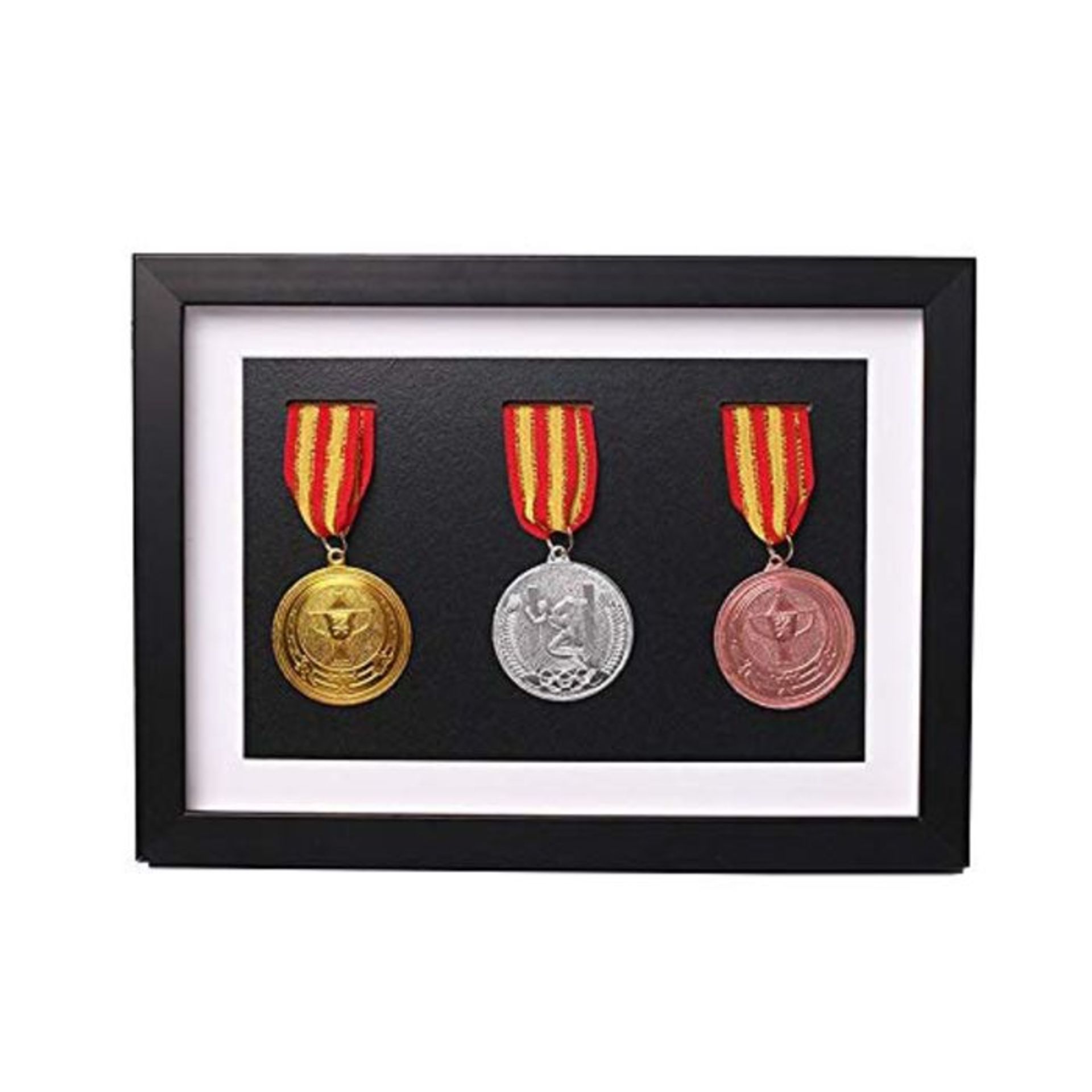 Solid Wood Medal Box,Wooden Display Case for Medals and Badges of Honour?Marathon Meda