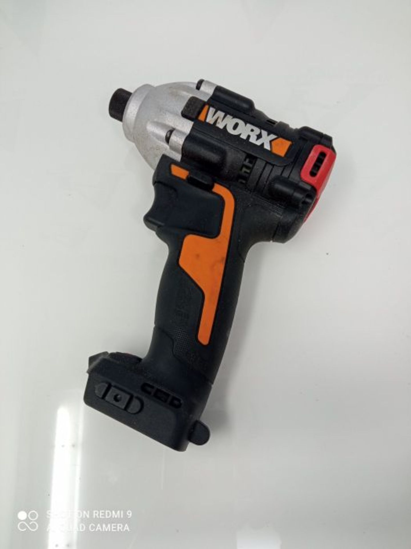 RRP £68.00 WORX WX261.9 18V (20V MAX) Brushless Impact Driver - Bare Unit - Image 3 of 3