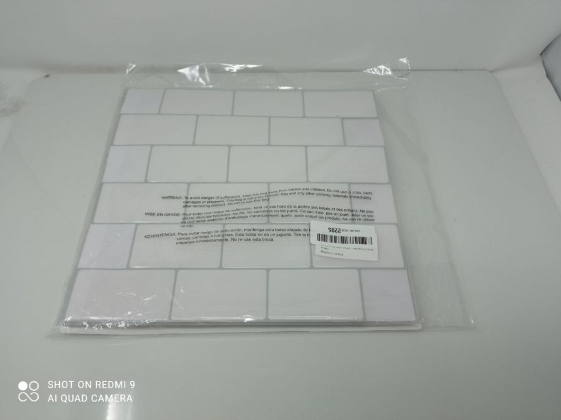 STICKGOO 10-Sheet Peel and Stick Subway Tile Stickers, 12"x12" Self Adhesive Wall Tile - Image 2 of 3
