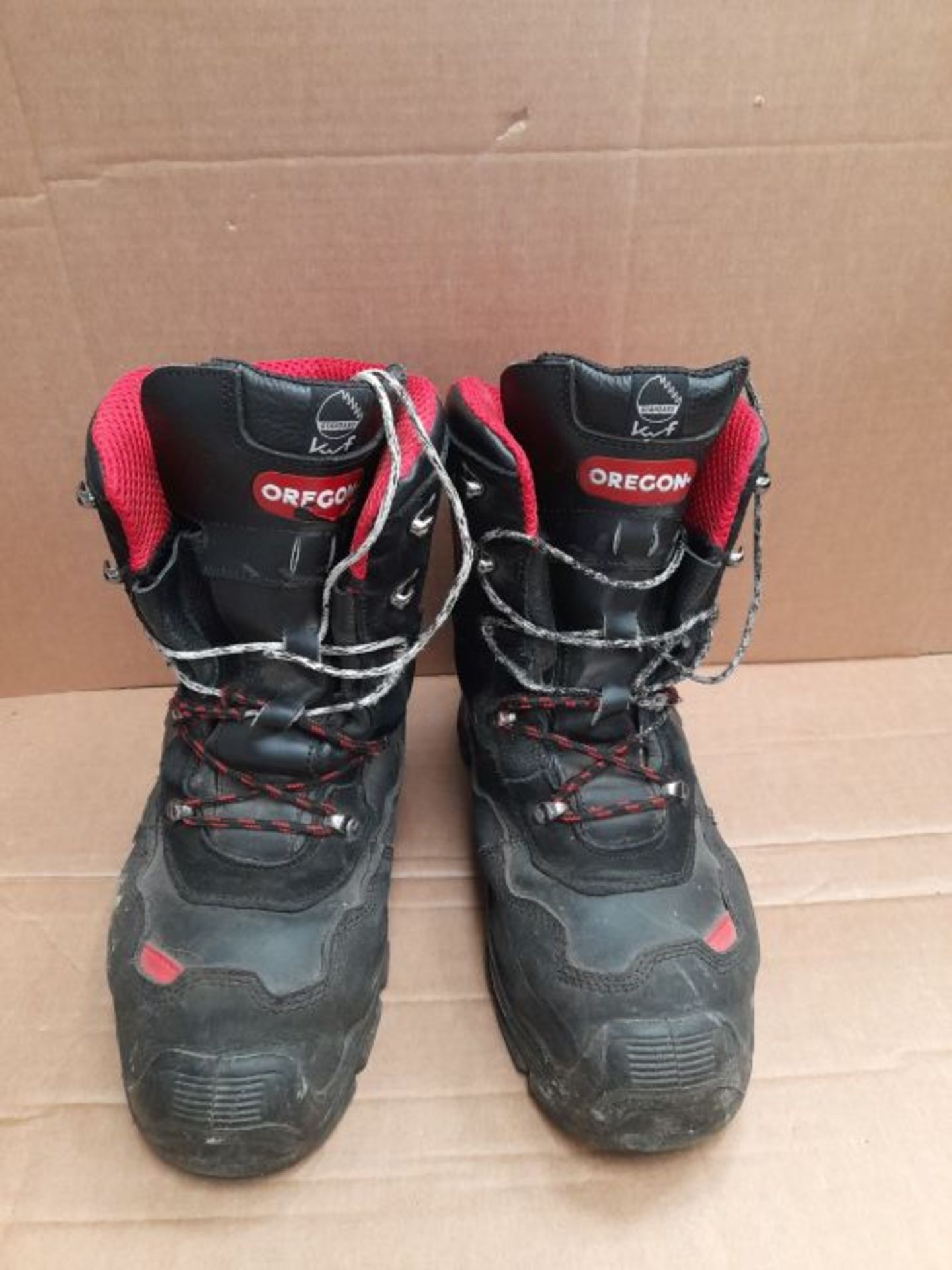 RRP £78.00 Oregon Yukon Leather Chainsaw Protective Work Boots Class 1, UK Size 8 (42 EU) (295449 - Image 3 of 3