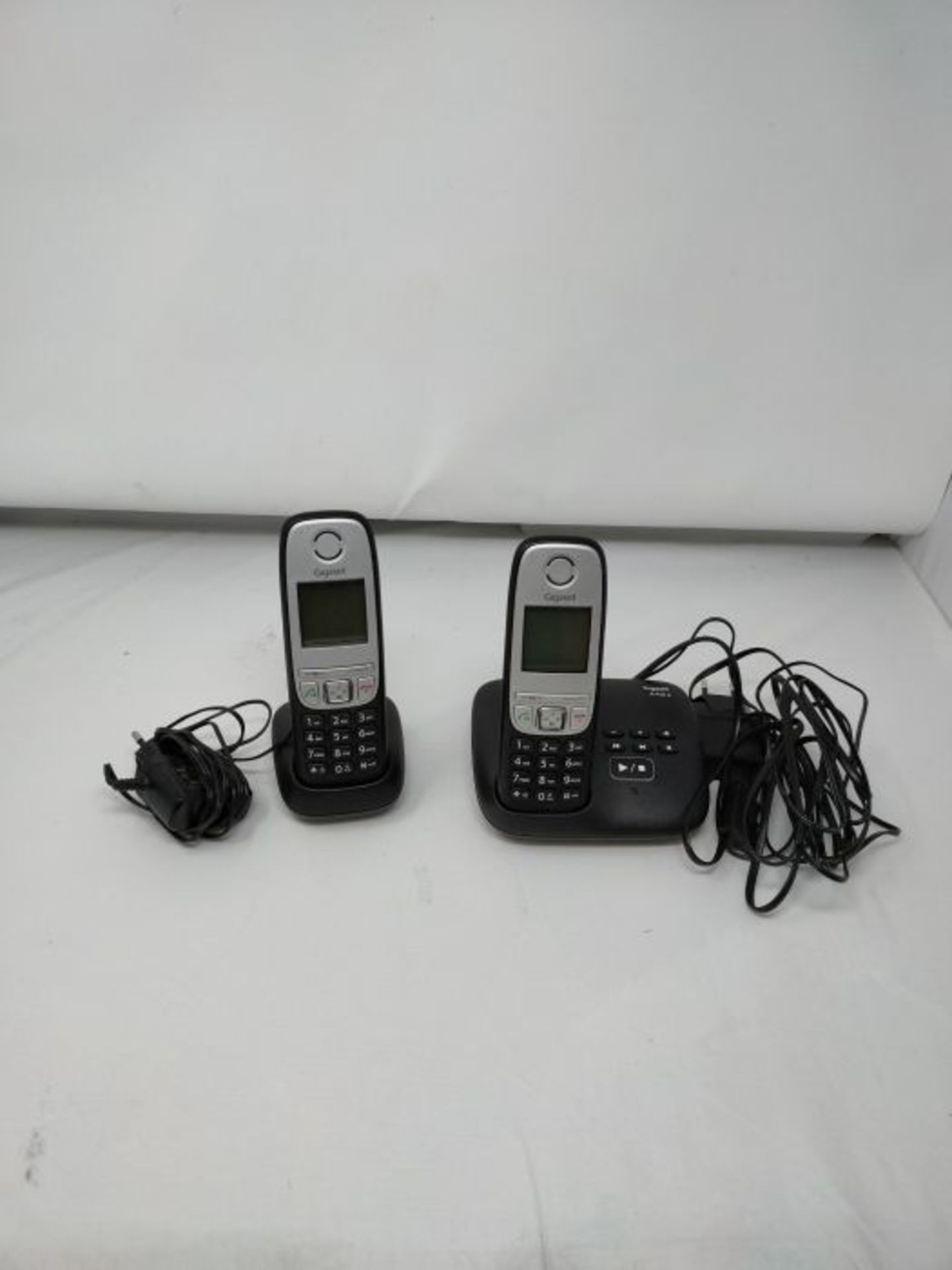 RRP £53.00 Gigaset A415A DUO, 2 Schnurlose DECT-Telefone mit Anrufbeantworter, Freisprechfunktion - Image 2 of 2