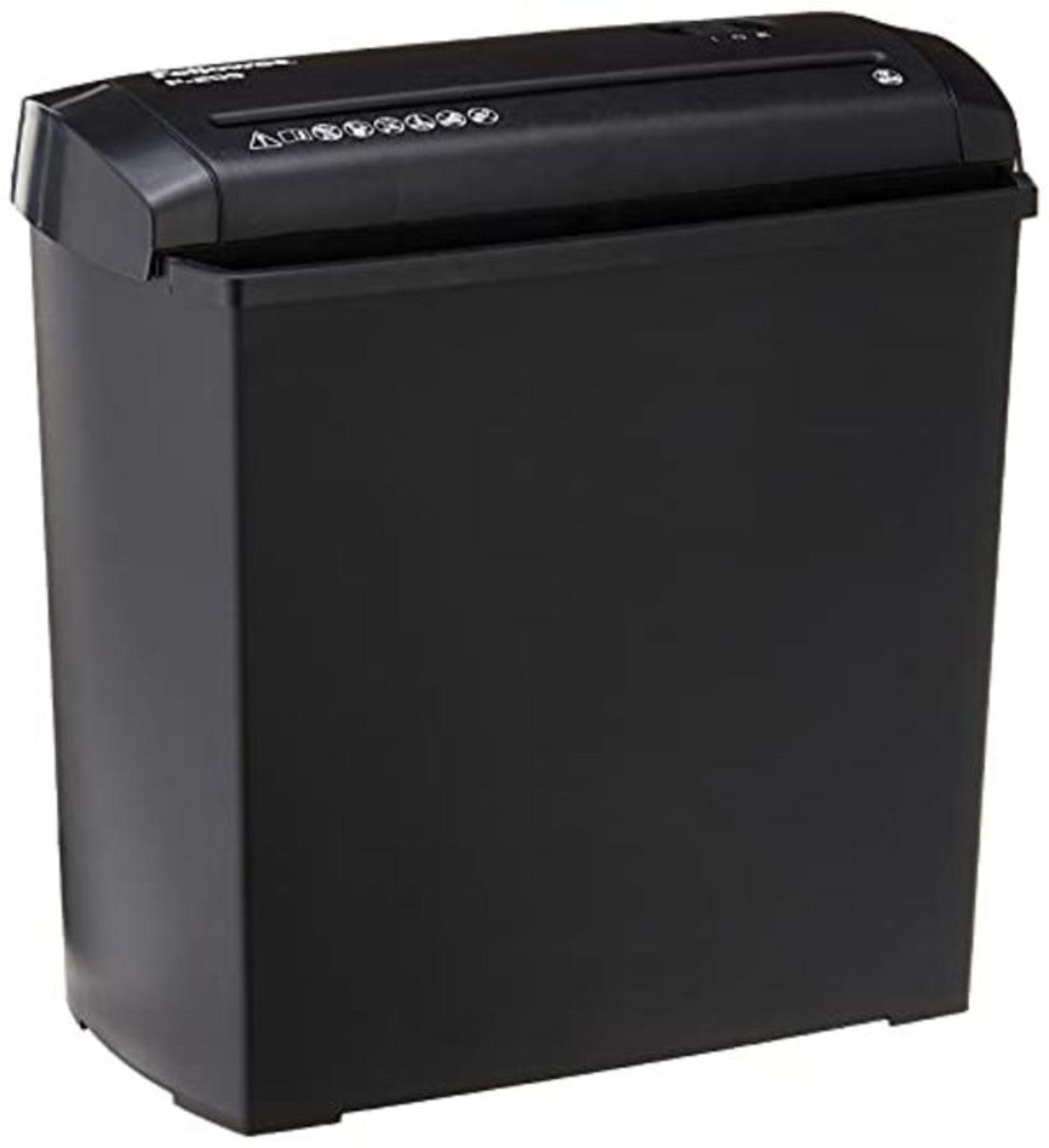 Fellowes P-25S Basic Security Strip Cut Personal Shredder, Shreds 5 A4 Sheets into an