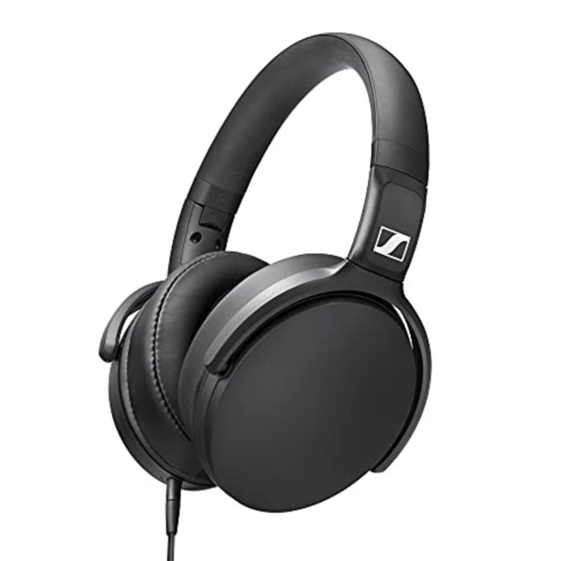 RRP £52.00 Sennheiser HD 400s Cuffia Microfonica Circumaurale con Comandi Remoti, Jack 3,5 mm, Ne