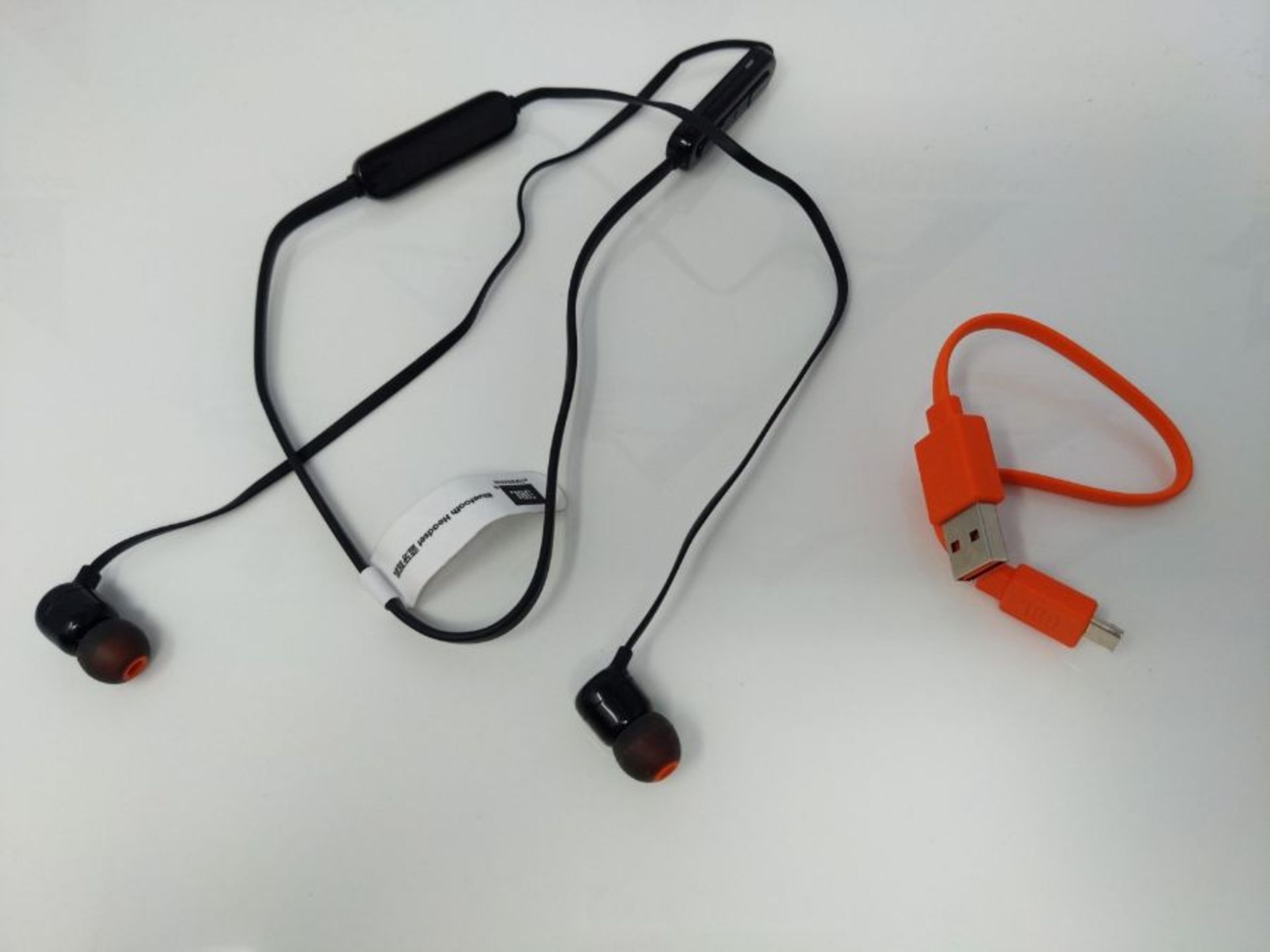 JBL TUNE 110BT Wireless In-Ear Headphones with Bluetooth - Neck flat tangle-free cable - Image 2 of 2