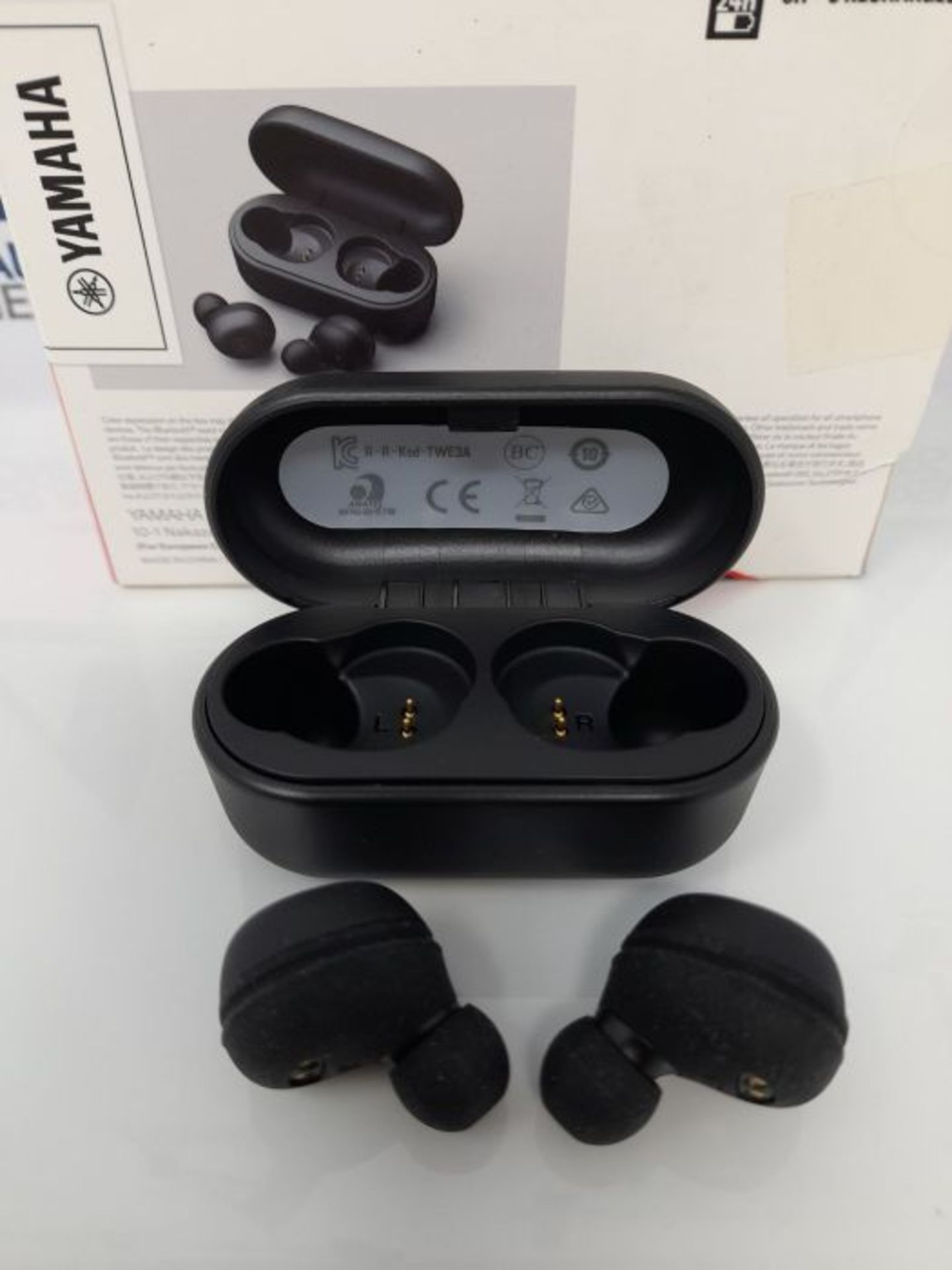 RRP £117.00 Yamaha TW-E3A Bluetooth Earphones - True wireless earphones, 6 hours playback time on - Image 3 of 3