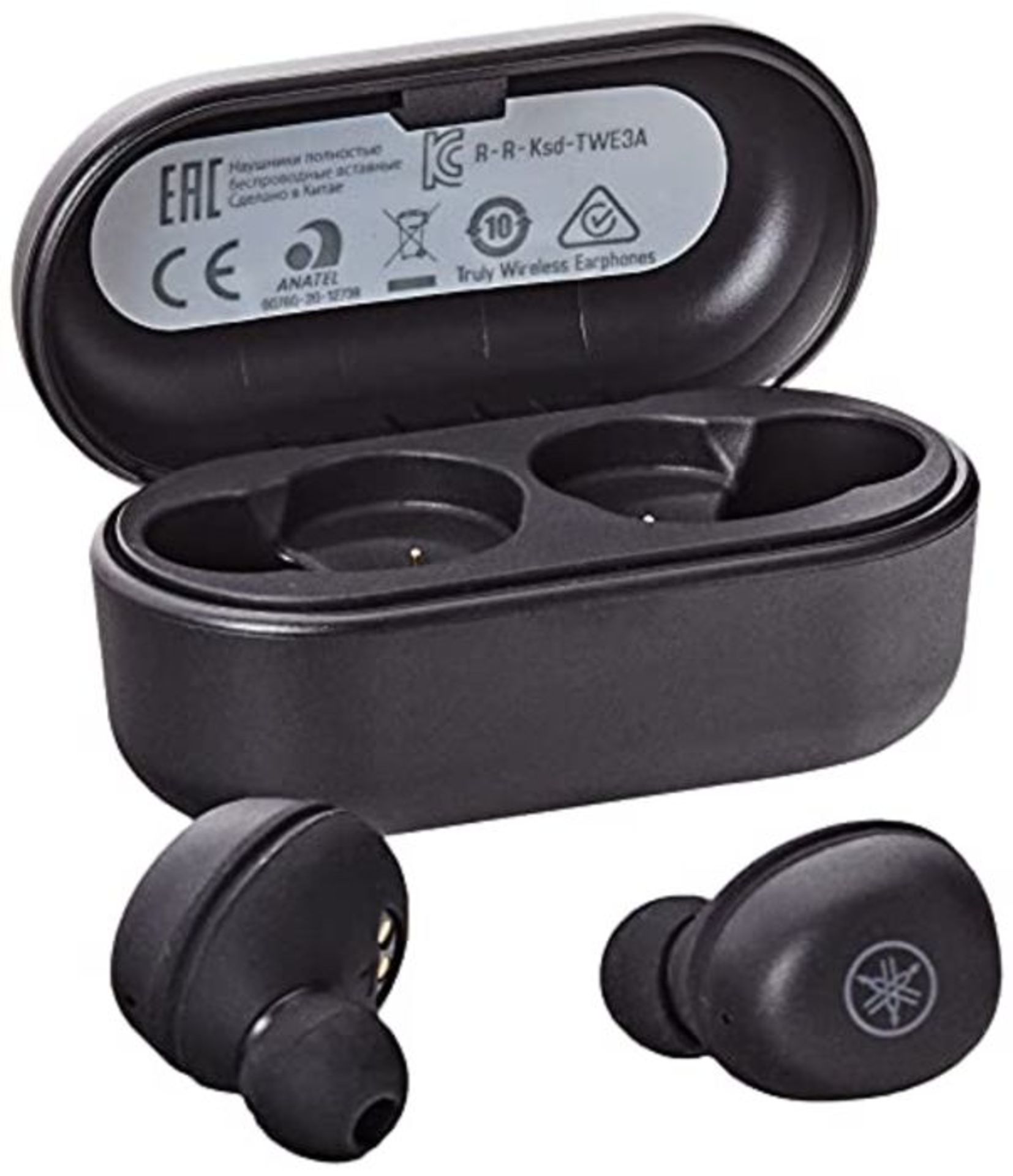 RRP £117.00 Yamaha TW-E3A Bluetooth Earphones - True wireless earphones, 6 hours playback time on