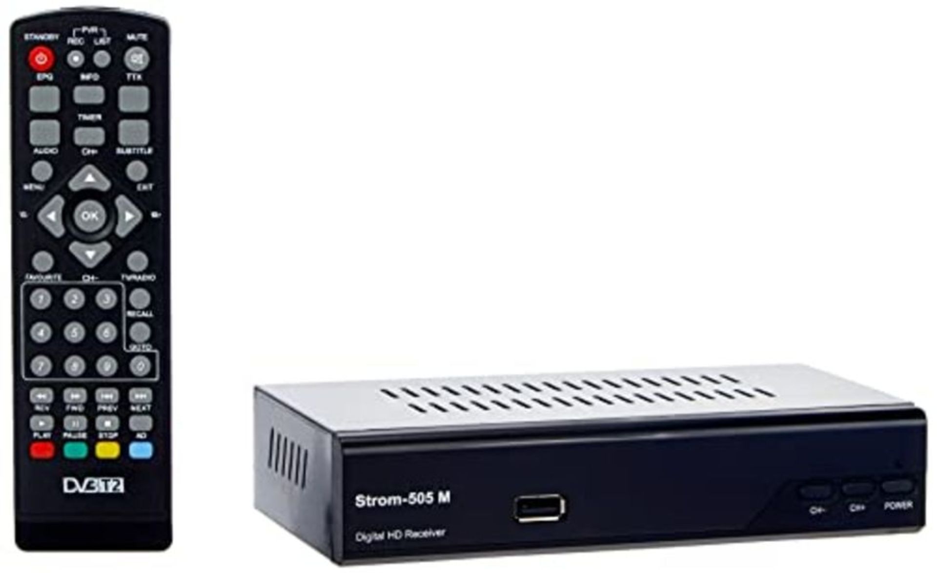 Strom-505 H.265 HEVC Receiver HD-DVB-T2 HDMI Full HD PVR USB Mediaplayer