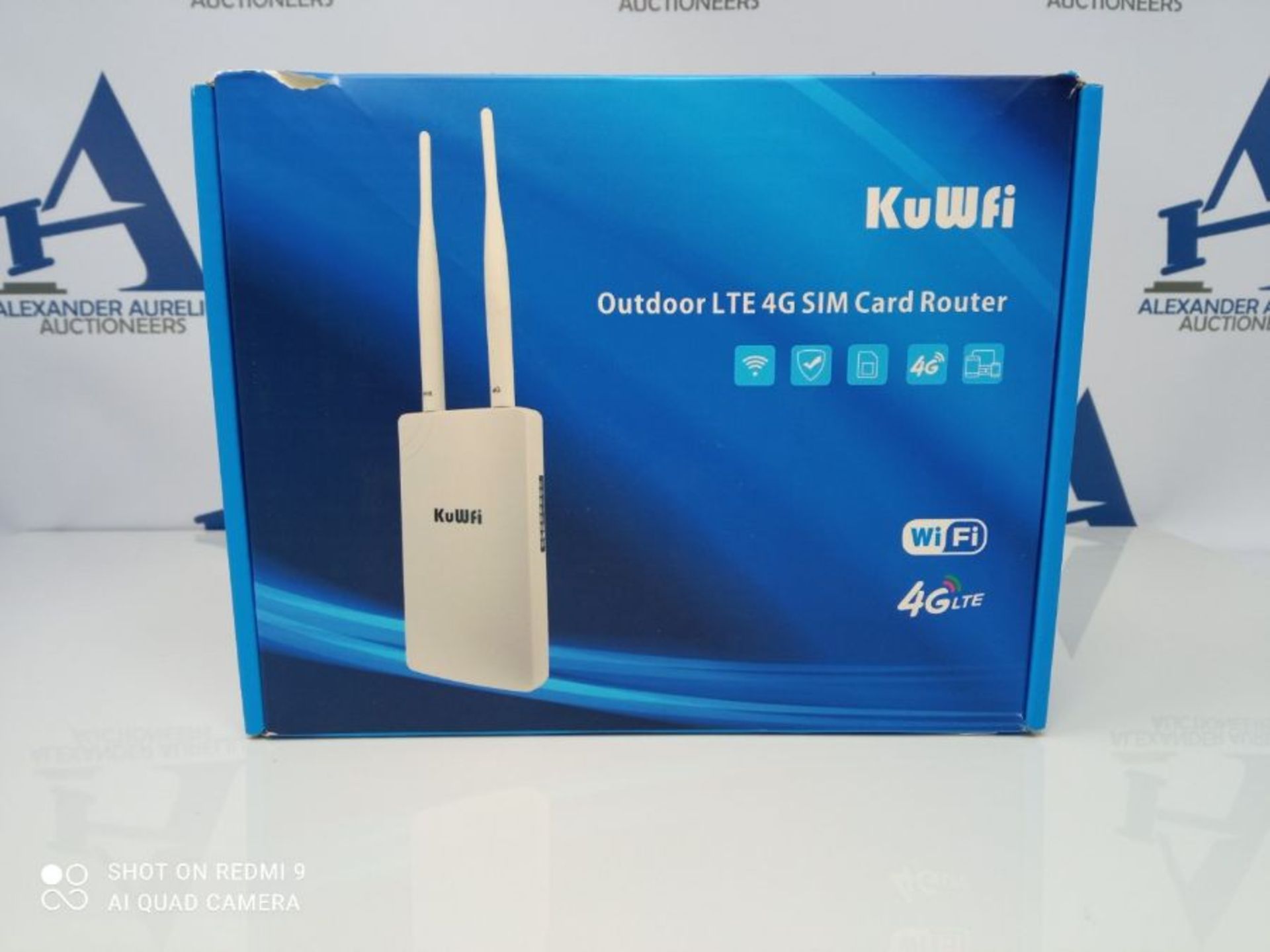 RRP £64.00 KuWFi Router 4G LTE, 150Mbps 3G 4G LTE Router CAT4 con Slot per schede SIM Funziona co