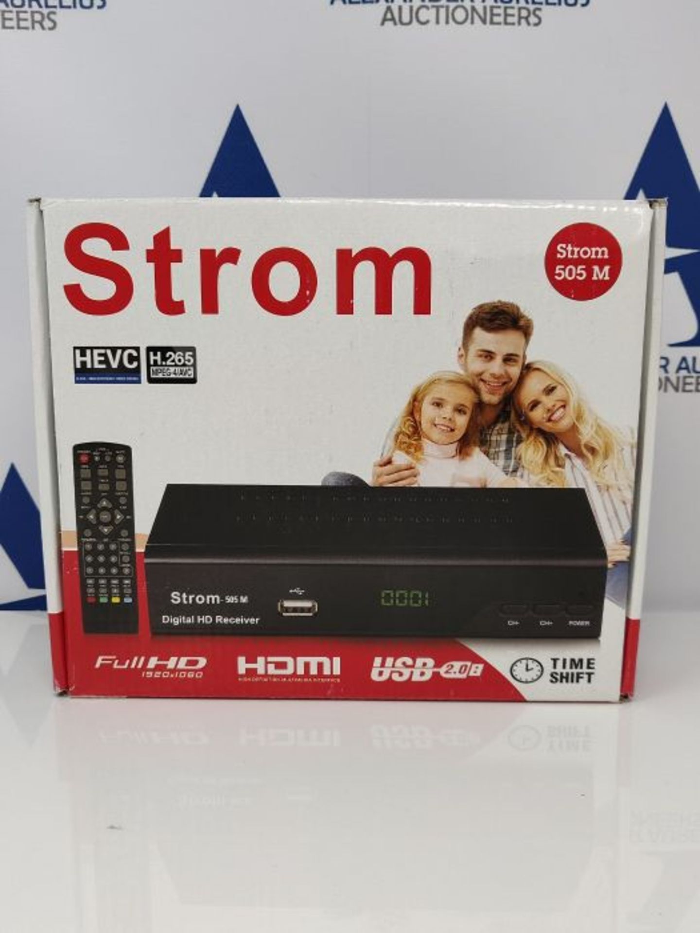 Strom-505 H.265 HEVC Receiver HD-DVB-T2 HDMI Full HD PVR USB Mediaplayer - Image 2 of 3