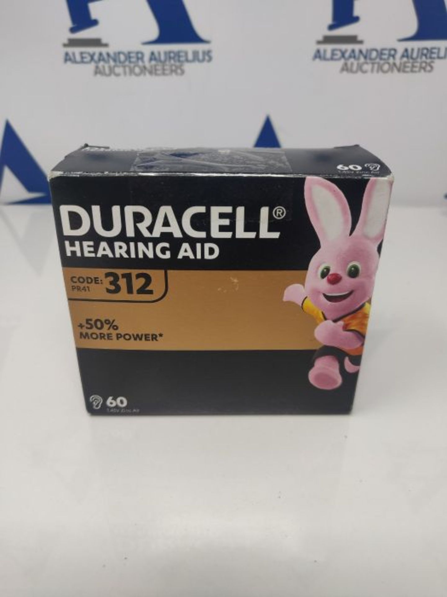 Duracell - 312 Marrone, Batterie per Apparecchi Acustici con Easy Tab, confezione da 6 - Image 2 of 3