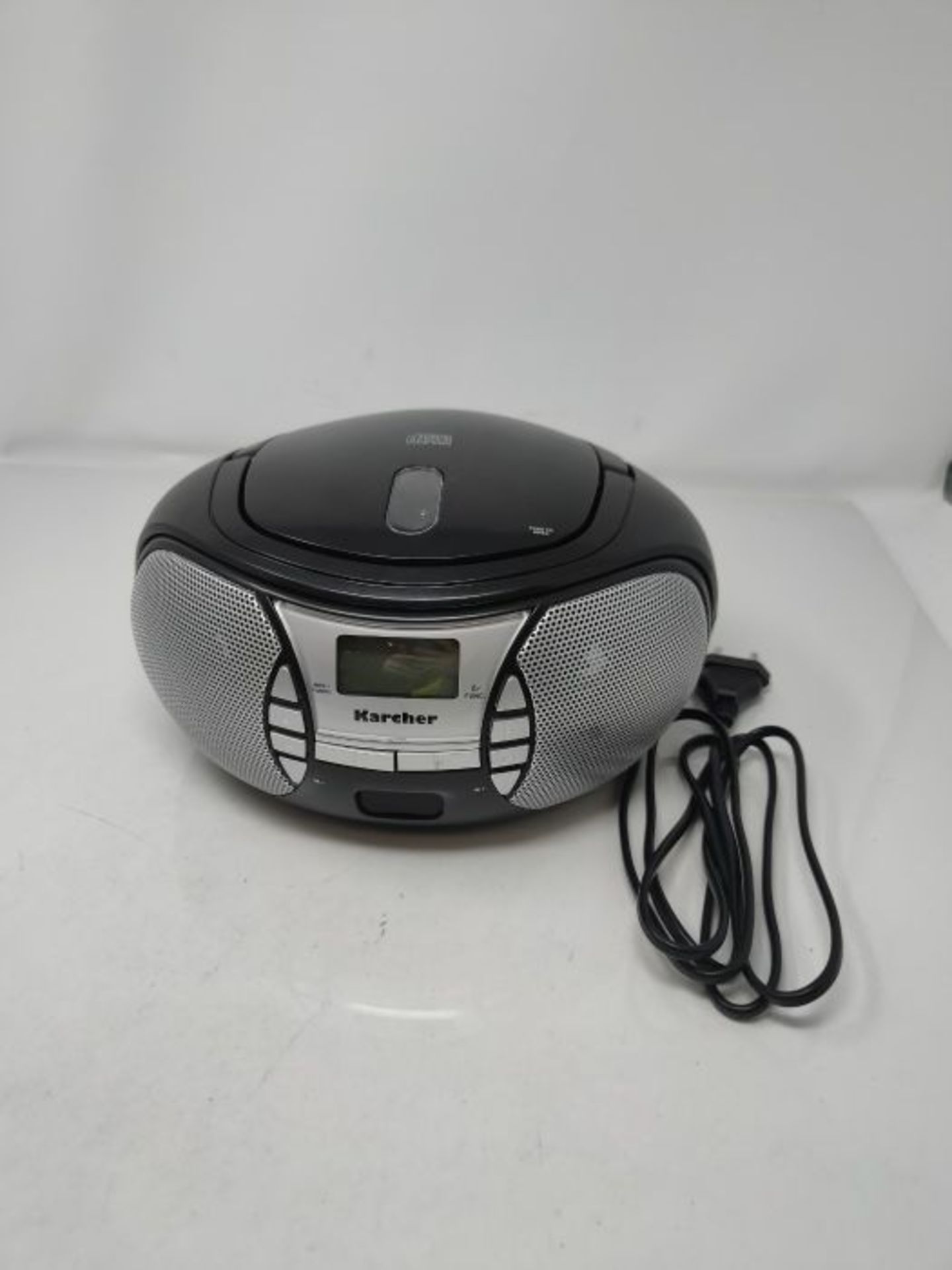 KARCHER RR 5025-B tragbares CD-Radio I CD-Player mit Netz-und Batteriebetrieb I UKW-Ra - Image 3 of 3