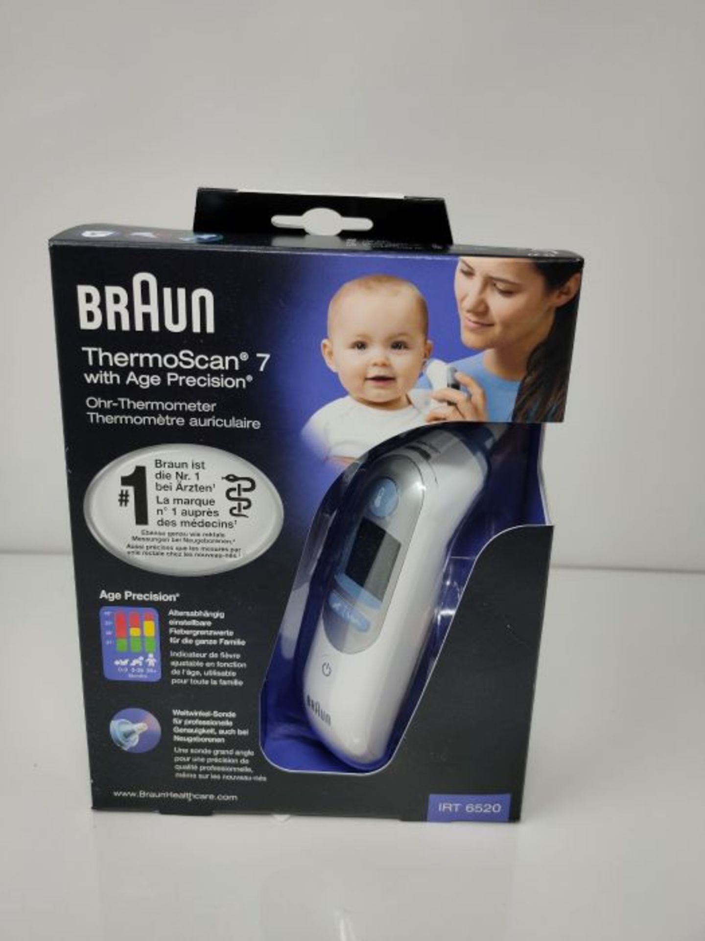 Braun Healthcare ThermoScan 7 Ear thermometer with Age Precision (accurate, convenient