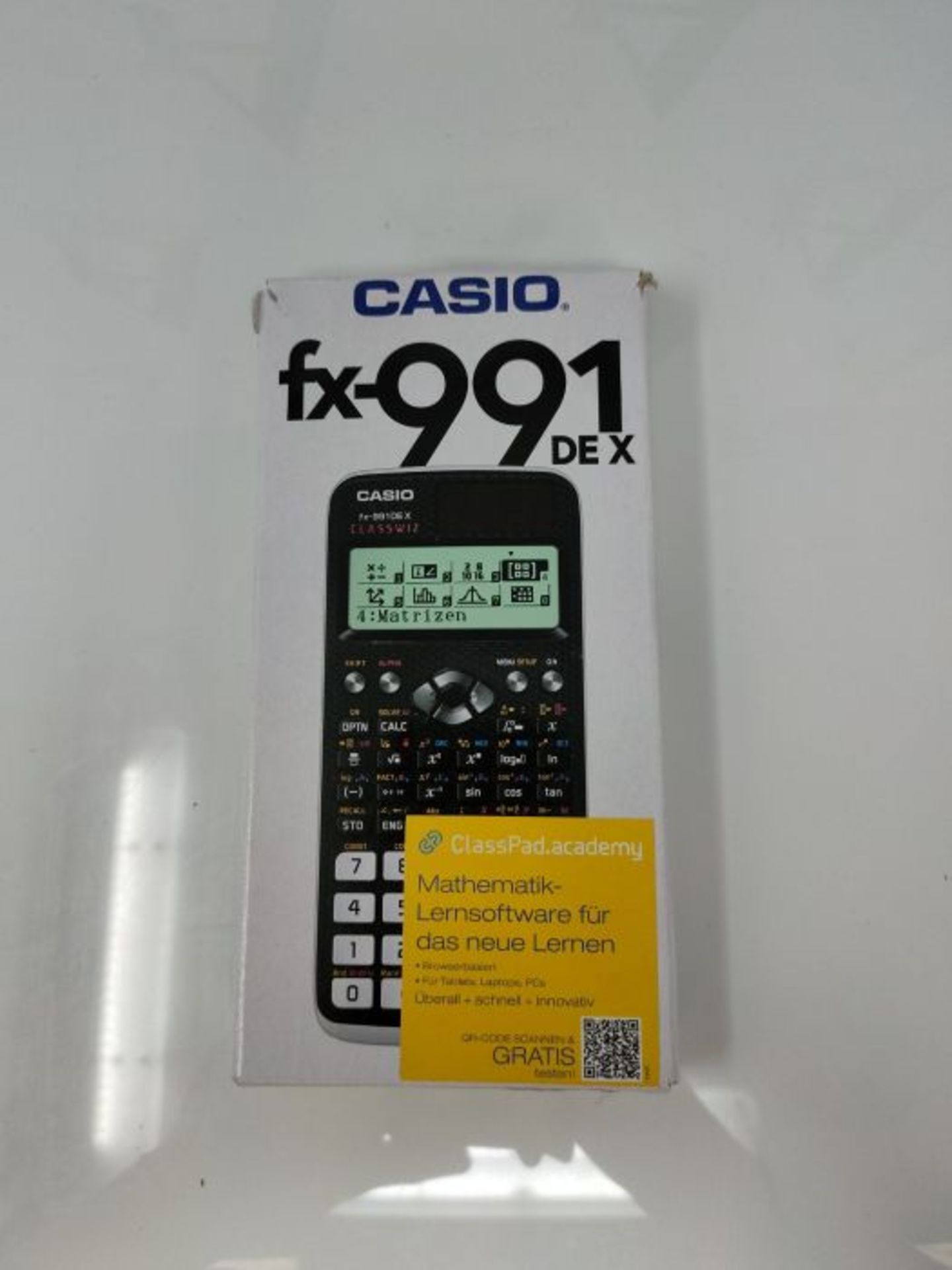 Casio FX-991DE X wissenschaftlicher ClassWiz Rechner mit natÃ¼rlichem Display - Image 2 of 3