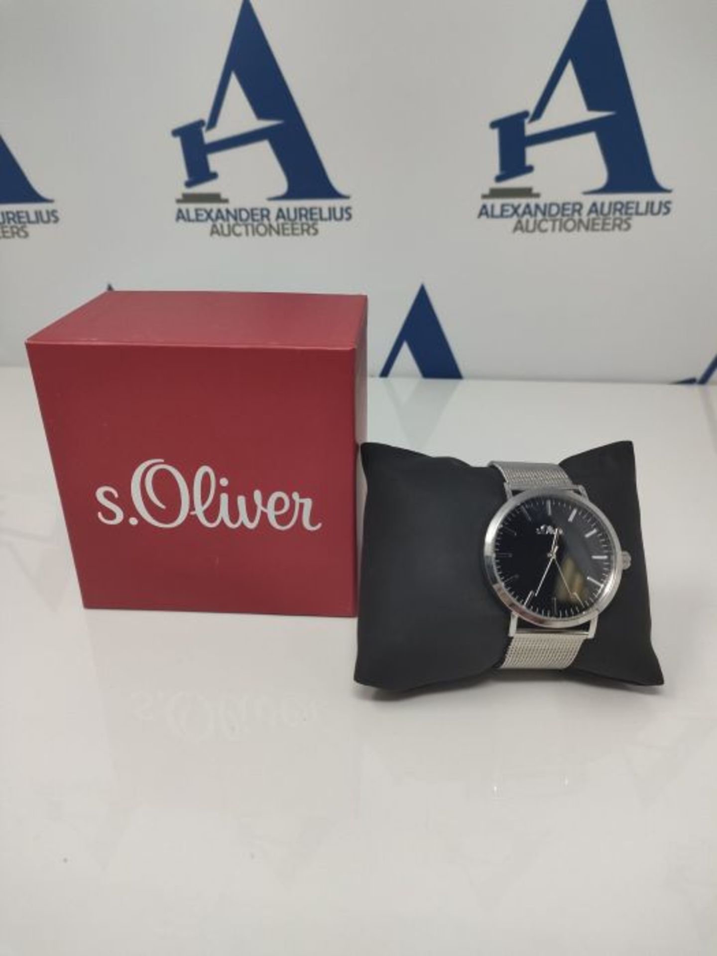 S.Oliver Damen Armbanduhr SO-3325-MQ, Silber-Schwarz - Image 2 of 3