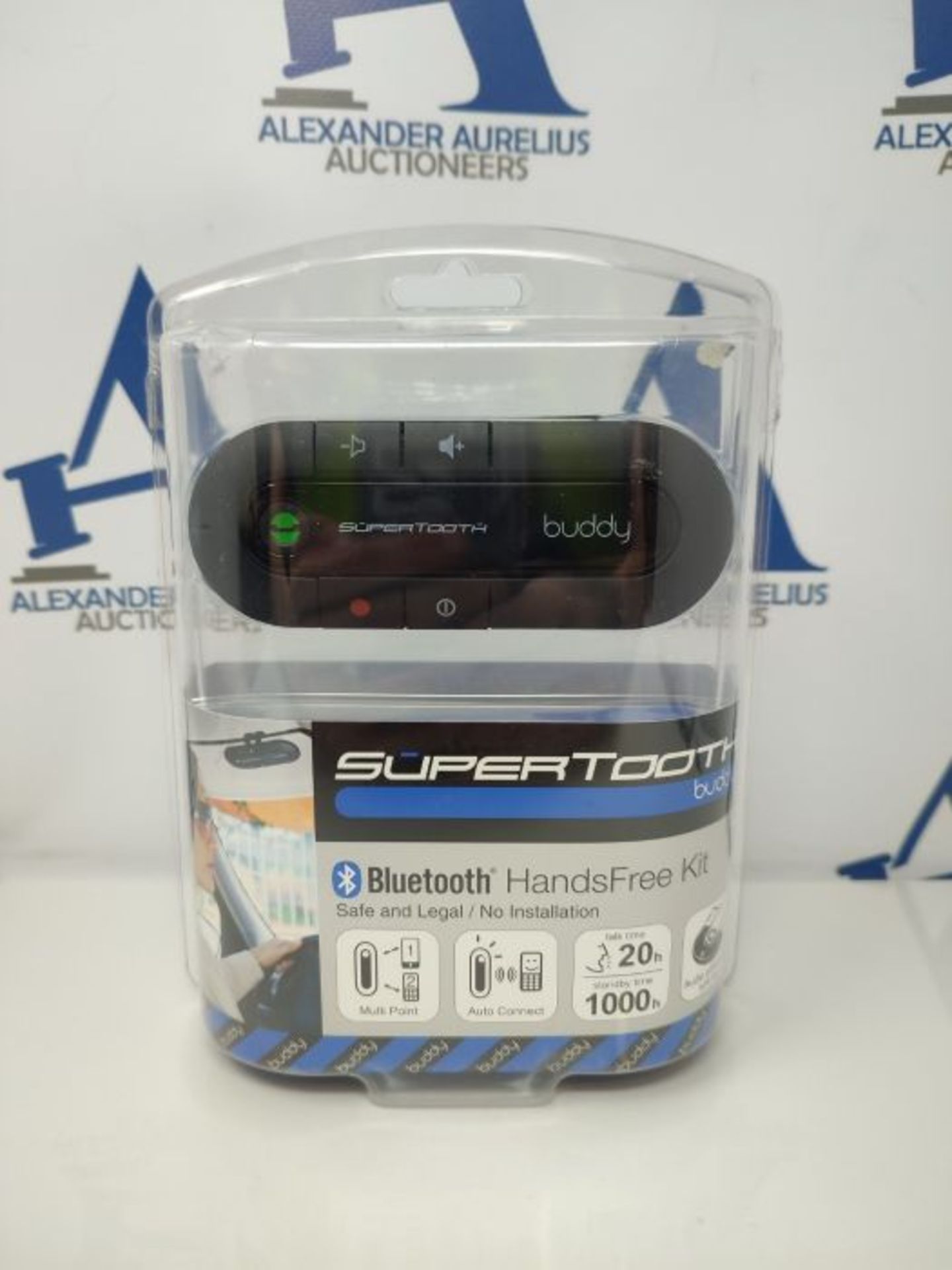 SuperTooth Kit-voiture mains libres Bluetooth pour pare-soleil Buddy - Noir - Image 2 of 3