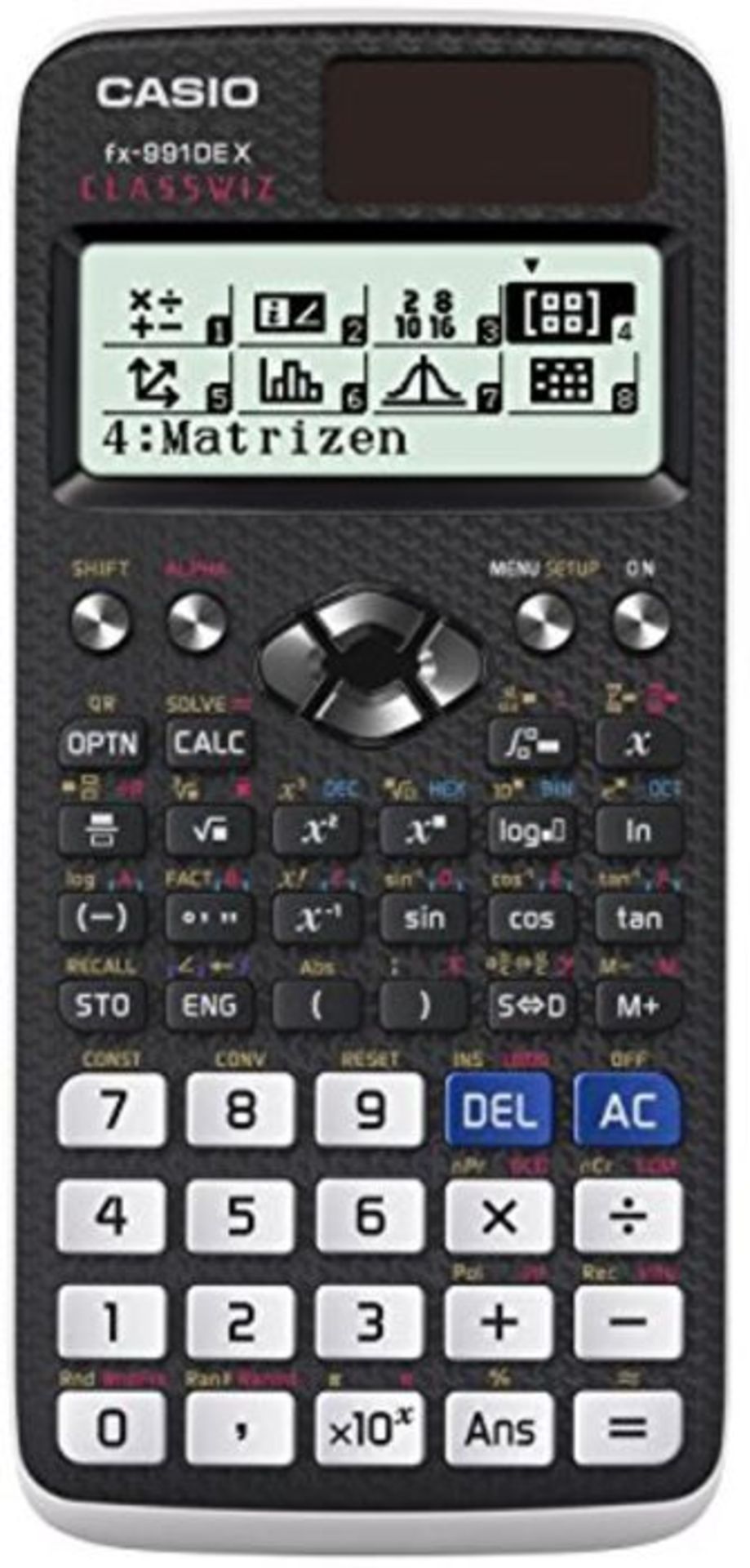 Casio FX-991DE X wissenschaftlicher ClassWiz Rechner mit natÃ¼rlichem Display