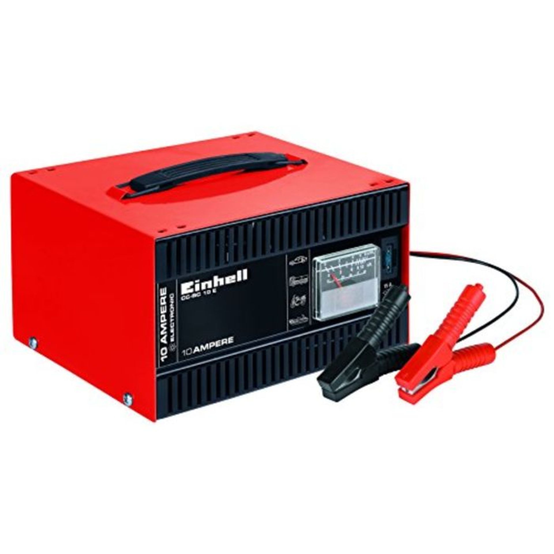 Einhell Battery Charger CC-BC 10 E (for Batteries from 5 to 200 Ah, 12 V Charging V