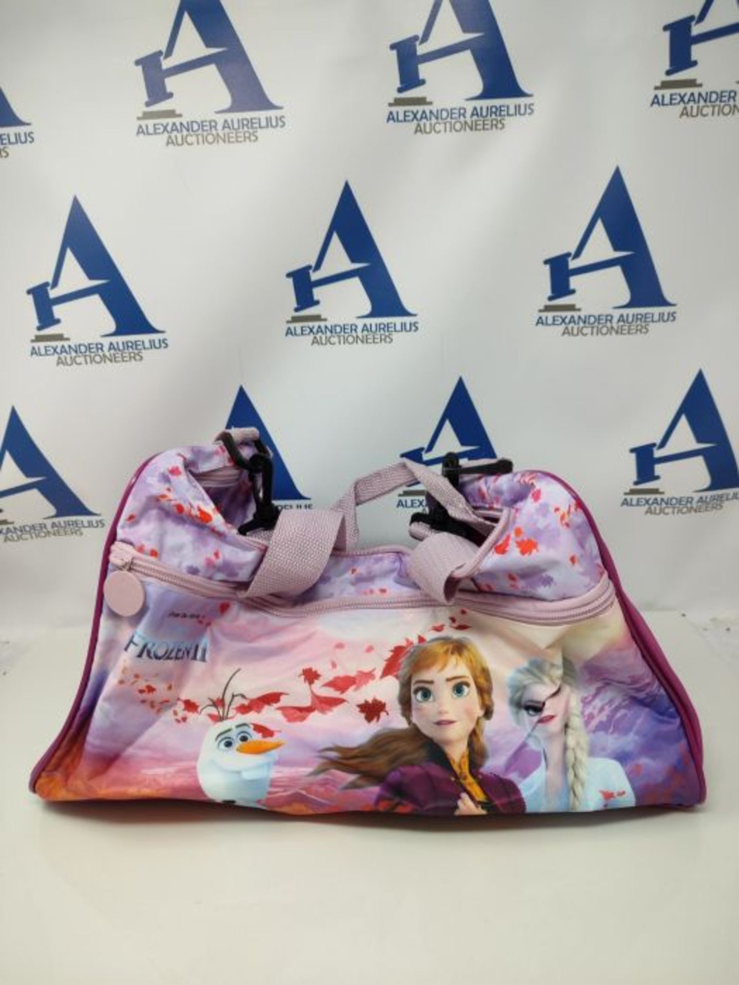 PERLETTI Disney Frozen 2 Duffle Bag for Little Girls - Sports Bag for Kids with Prince - Image 2 of 2