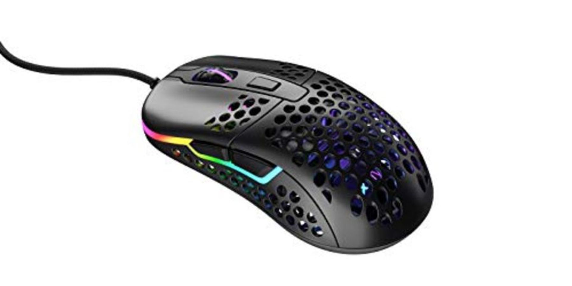 RRP £59.00 Xtrfy M42 RGB, Modular Ultra-Light Gaming Mouse, Adjustable Symmetrical Shape, Pixart