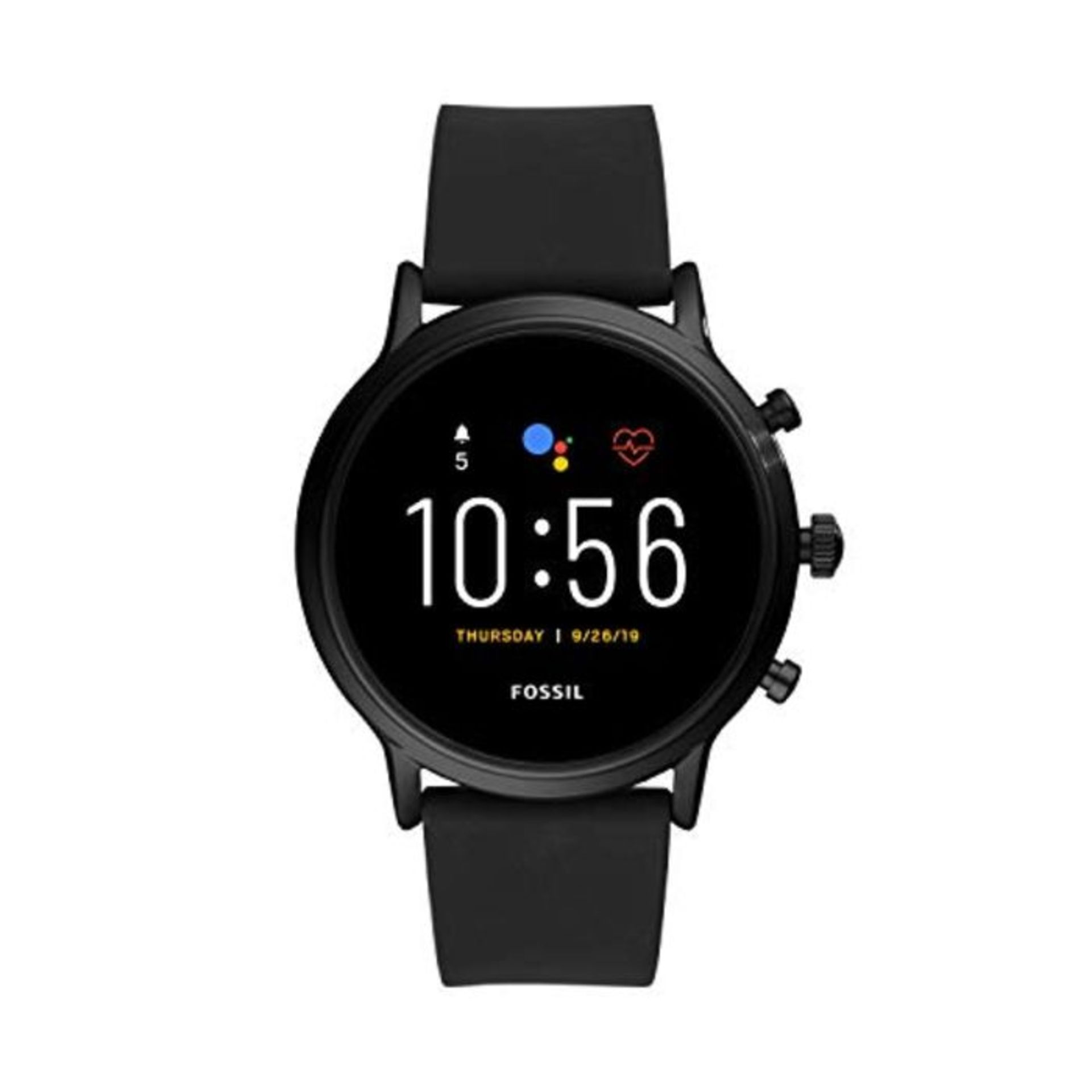 RRP £232.00 Fossil Men's GEN 5 Touchscreen Connected Smartwatch with Silicone strap FTW4025