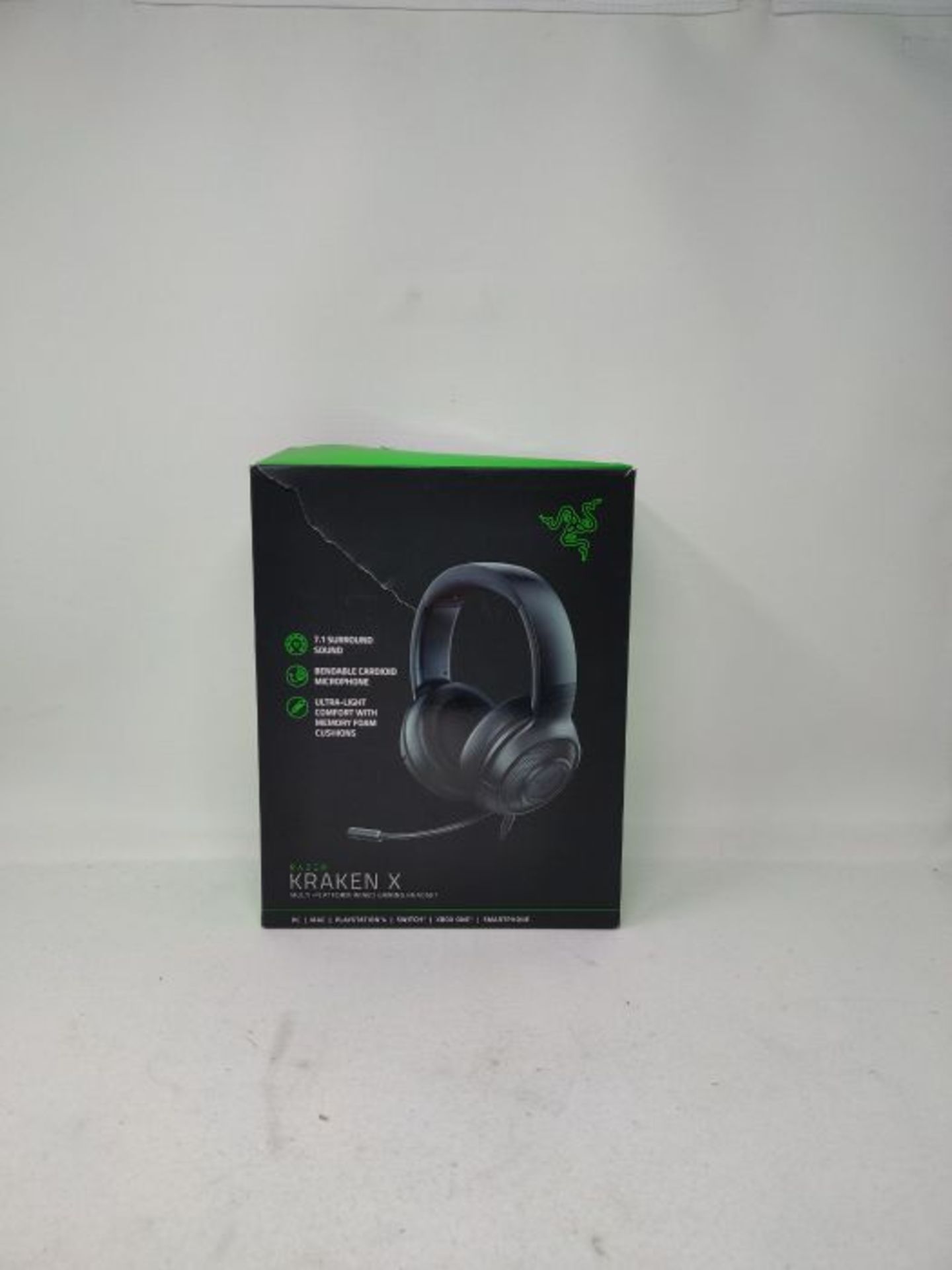 Razer Kraken X - Gaming Headset (Ultra leichte Gaming Headphones fÃ¼r PC, Mac, Xbox - Image 2 of 3