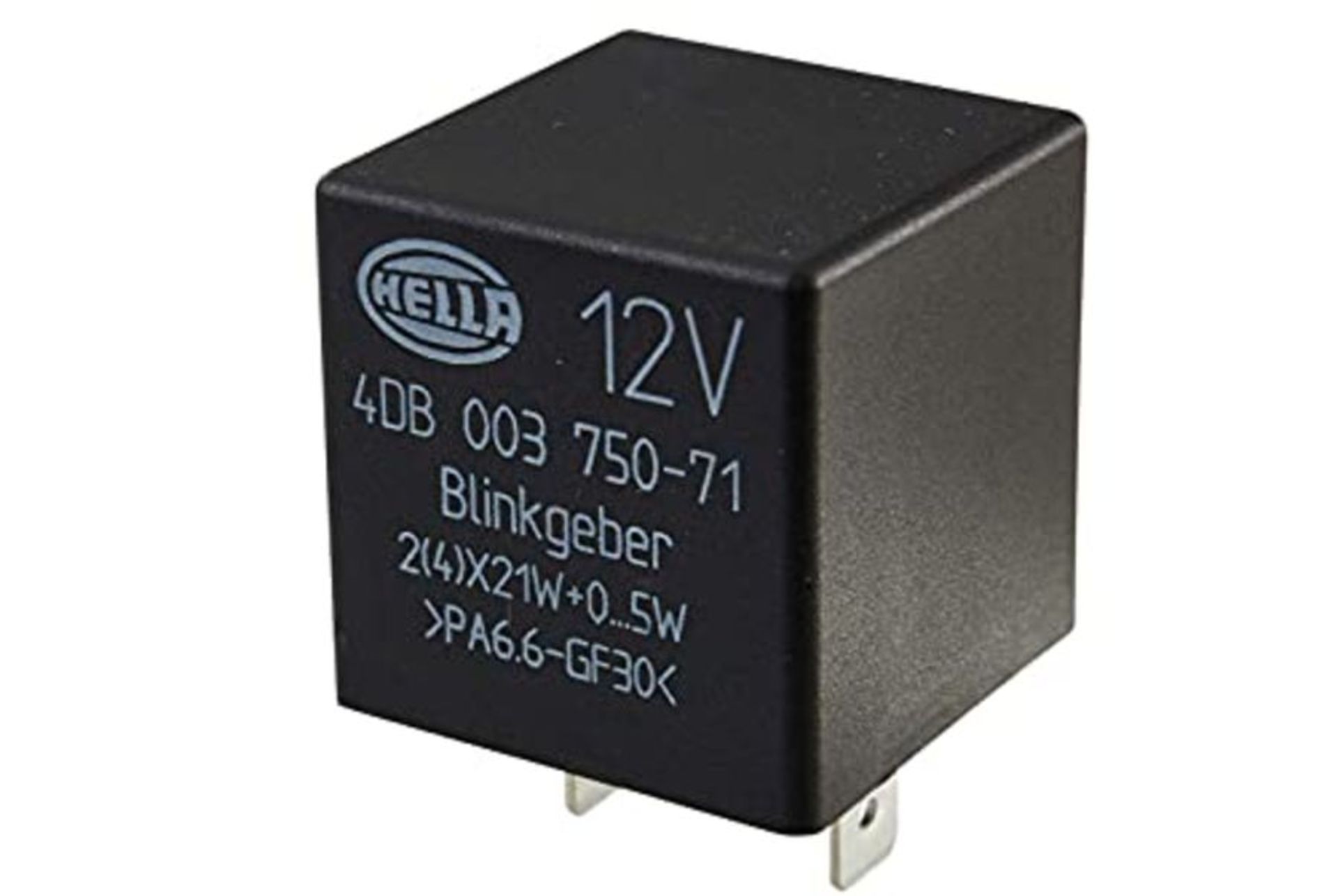 HELLA 4DB 003 750-711 Flasher Unit - 12V - 3-pin connector - Plugged - Electronic