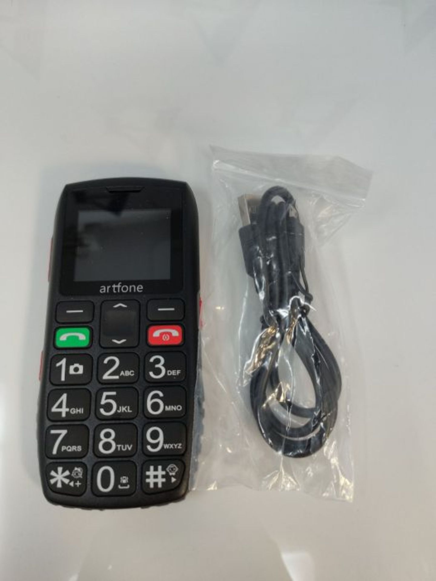 Artfone C1 Big Button Mobile Phone for Elderly, Unlocked Senior Mobile Phone With SOS - Image 2 of 2