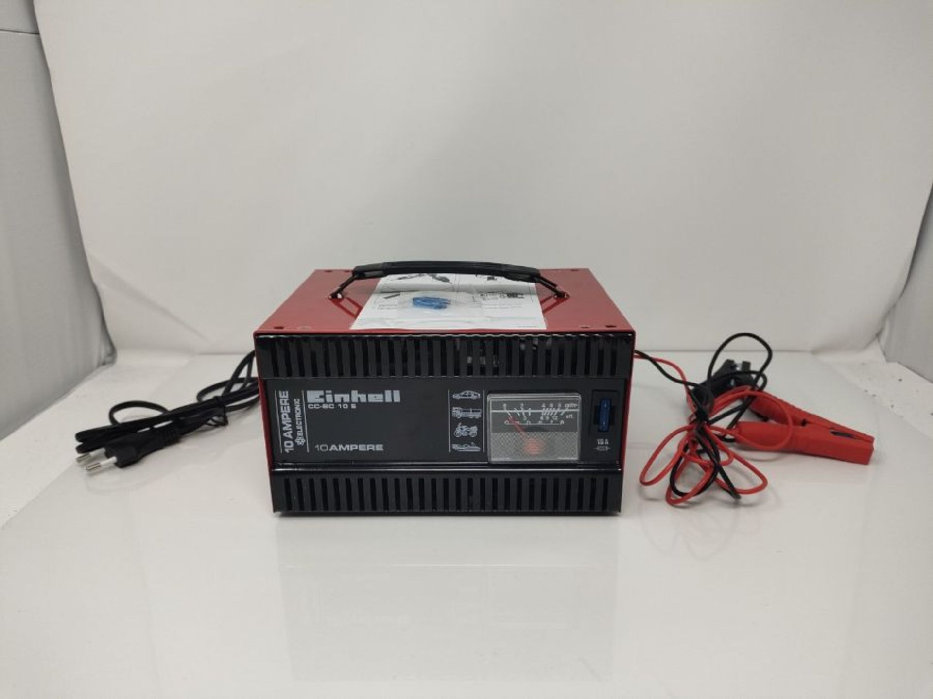 Einhell Battery Charger CC-BC 10 E (for Batteries from 5 to 200 Ah, 12 V Charging V - Image 3 of 3