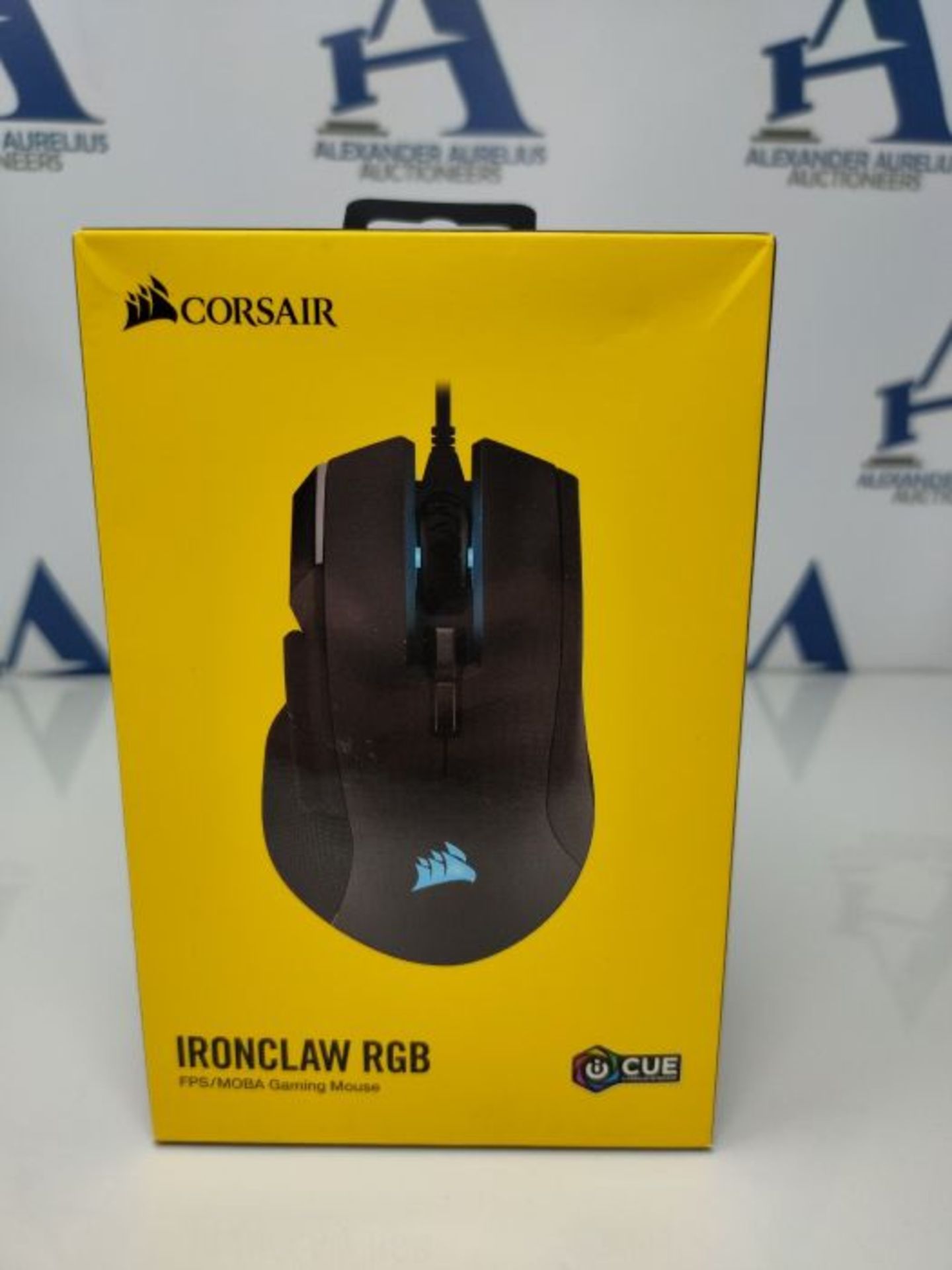 RRP £56.00 Corsair Ironclaw Rgb Fps/Moba Mouse Gaming Ottico, Cablato, Sensore 18000 Dpi, Retroil - Image 2 of 3
