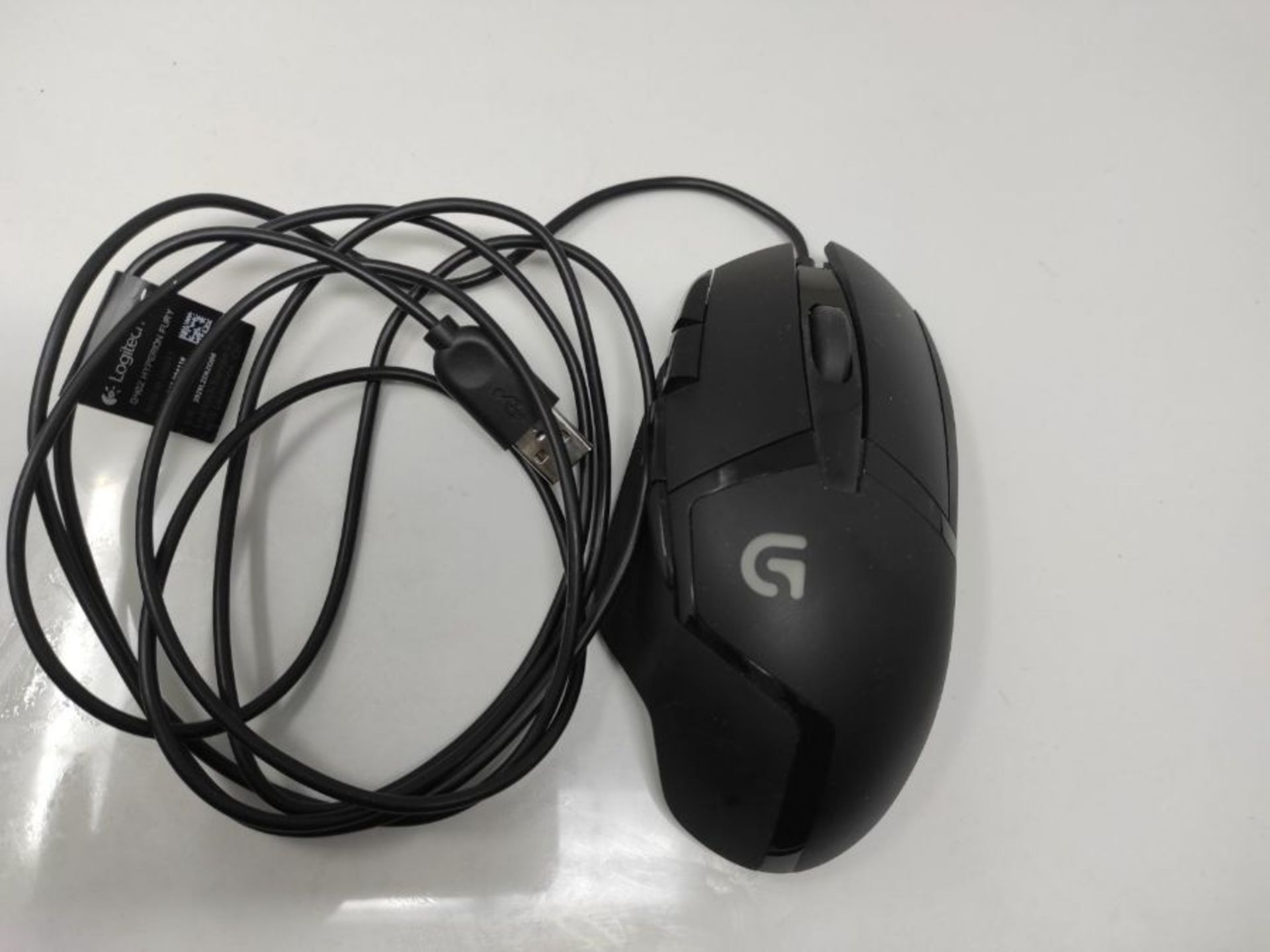 Logitech G402 Hyperion Fury Wired Gaming Mouse, 4,000 DPI, Lightweight, 8 Programmable - Image 2 of 2