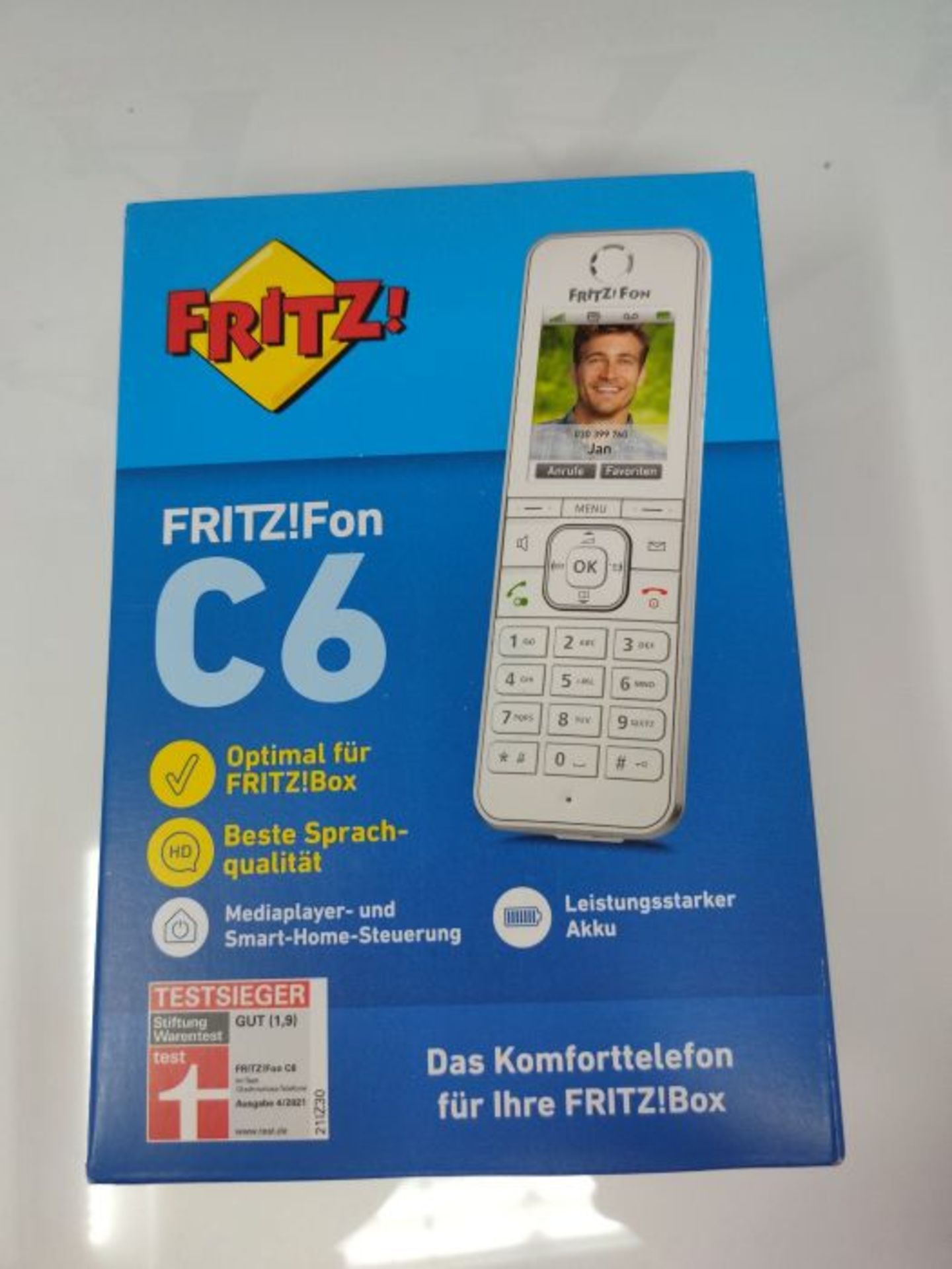 RRP £68.00 AVM FRITZ!Fon C6 DECT-Komforttelefon (hochwertiges Farbdisplay, HD-Telefonie, Internet - Image 2 of 3