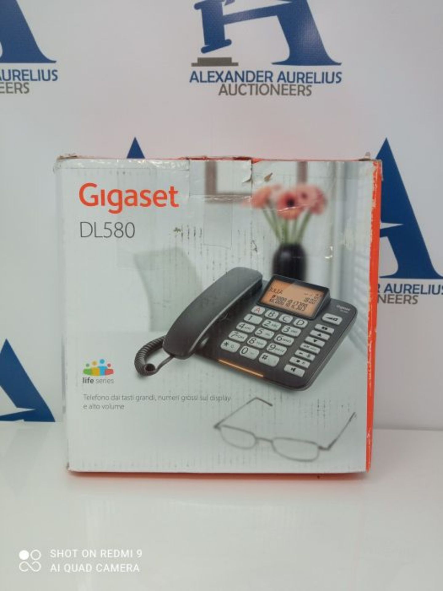 Gigaset DL580 telephone Analog telephone Black Caller ID - Telephones (Analog telephon - Image 2 of 3