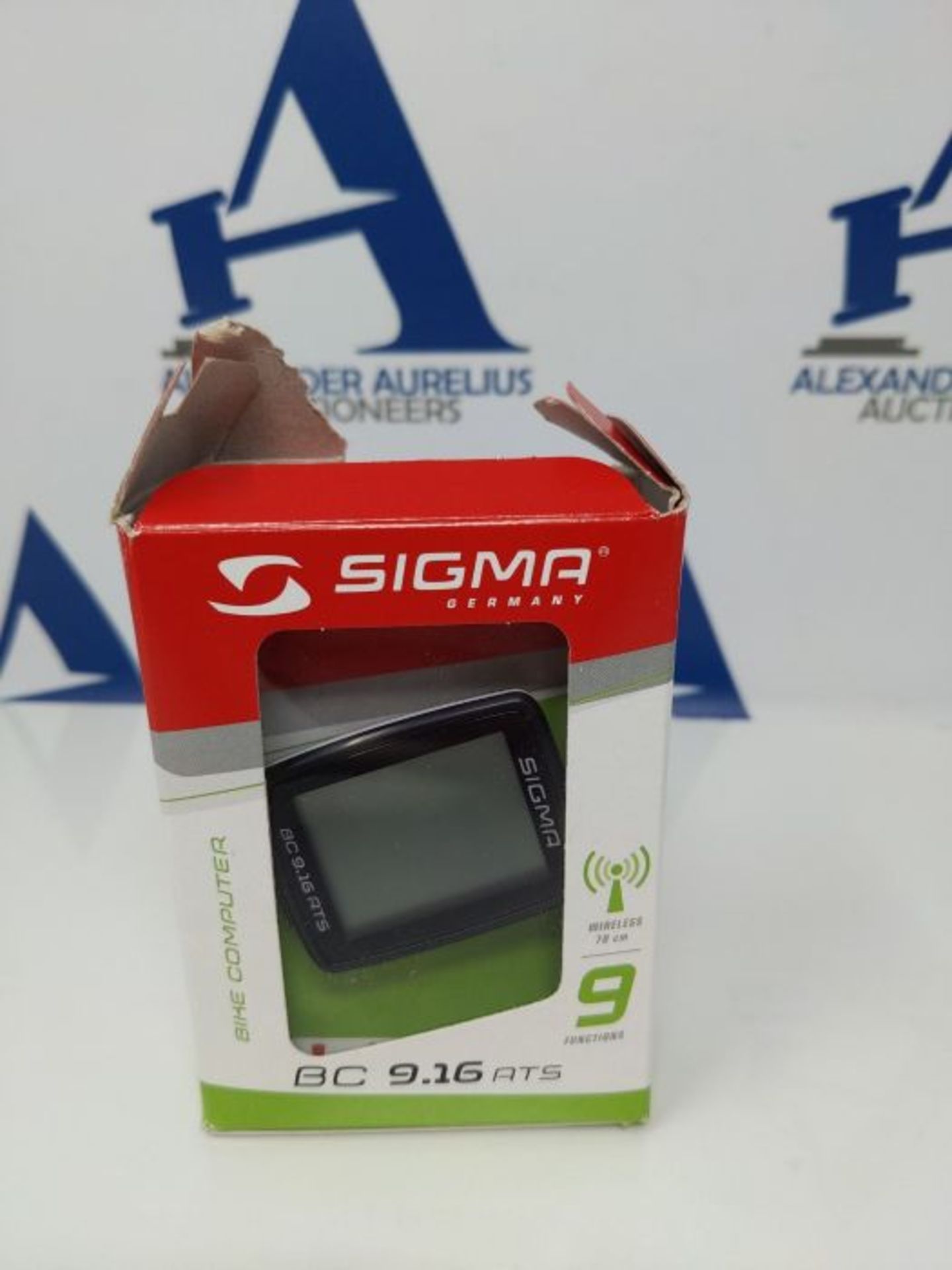Sigma BC 9.16 ATS Unisex-Adult Wireless Bike Computer, Black, 3.5x7.8x11.3 - Image 2 of 3