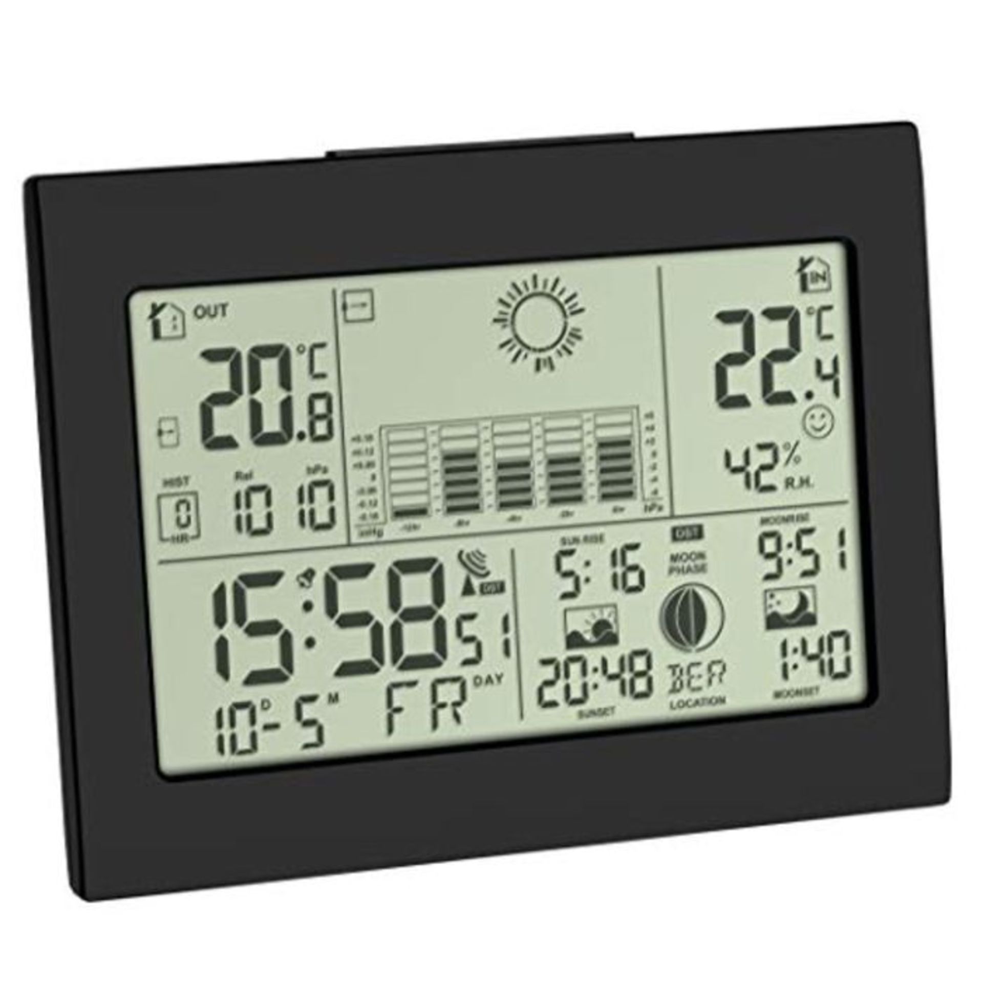 TFA Dostmann Horizon 35.1155.01 Wireless Weather Station with Outdoor Sensor Weather F