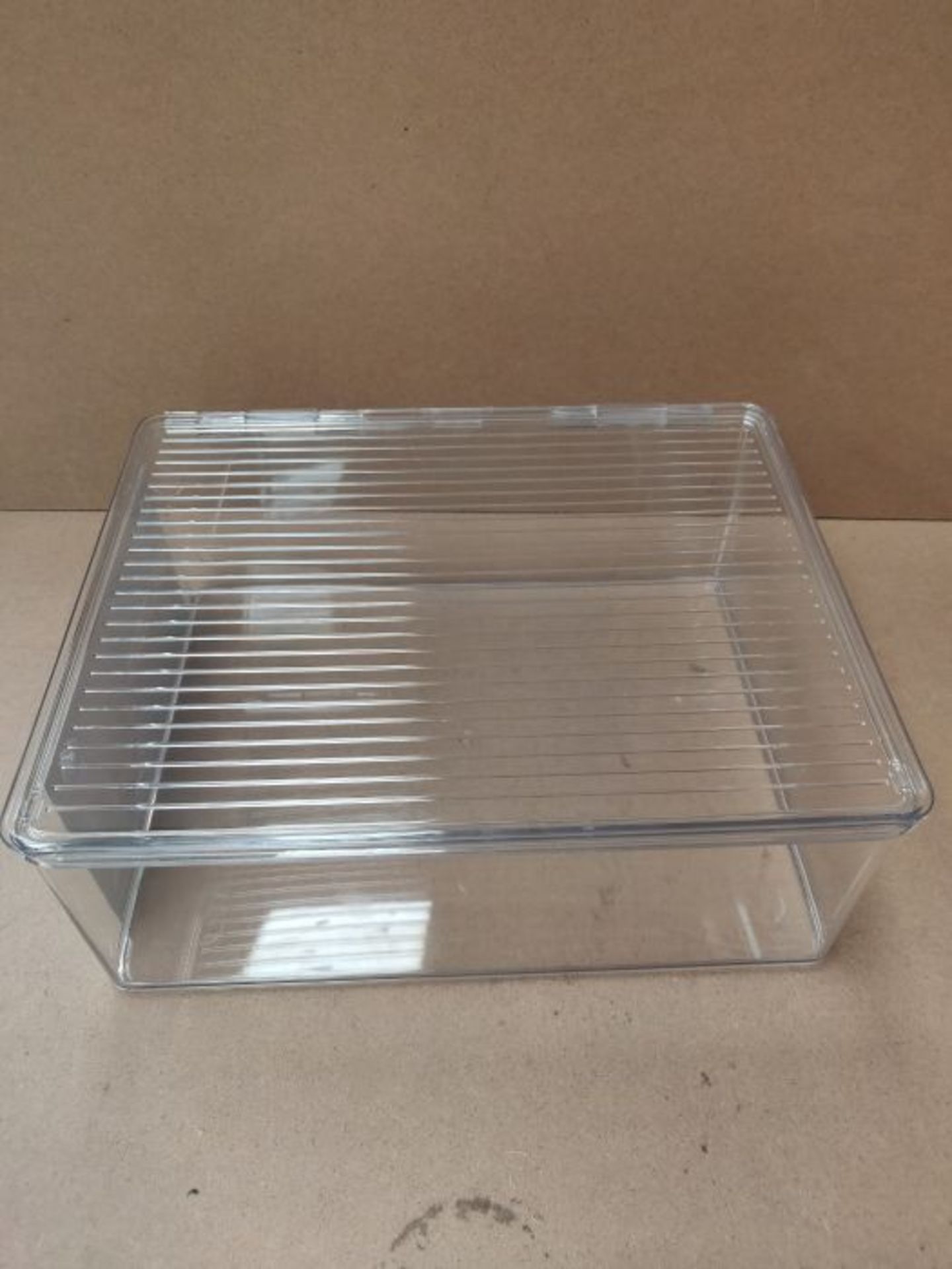 InterDesign 29 x 34 x 12 cm Kitchen Binz Stackable Box, Clear - Image 2 of 2