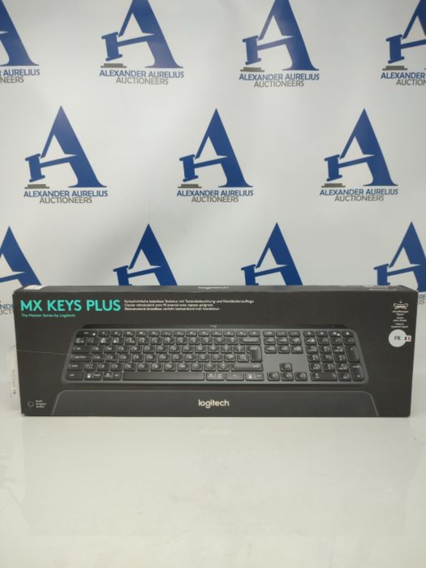 RRP £129.00 [INCOMPLETE] Logitech, MX Keys PLUS, Clavier R??tro??clair?? sans Fil Avanc??, - Image 2 of 3