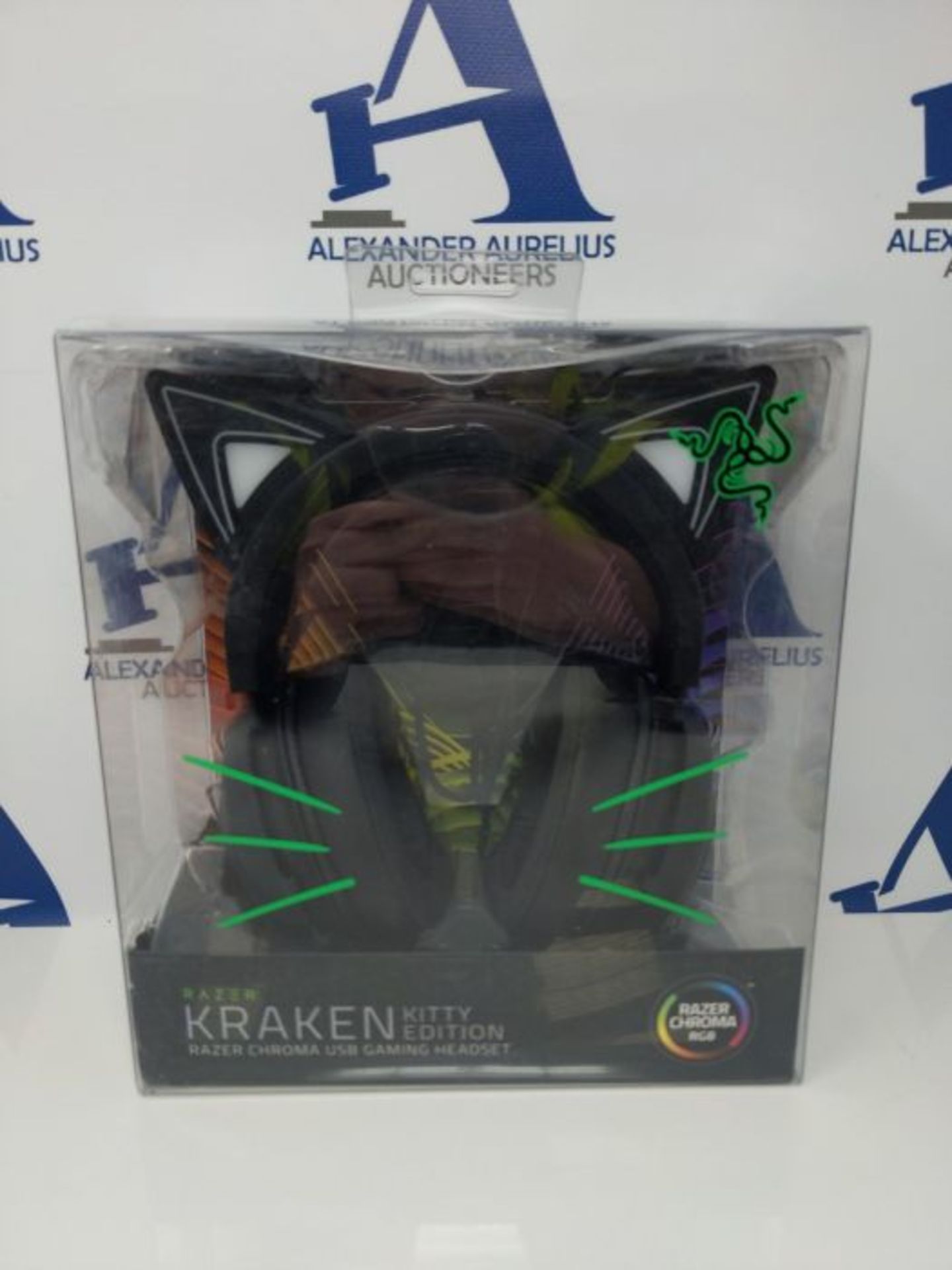 RRP £132.00 Razer Kraken Kitty Edition - Gaming Headset (The Cat Ears USB Gaming Headset, Chroma L - Image 2 of 3