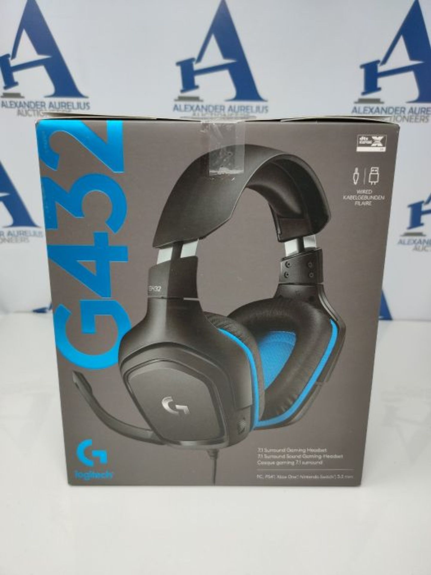 RRP £52.00 Logitech G432 Casque Gamer Filaire, Son 7.1 Surround, DTS Headphone:X 2.0, Transducteu - Image 2 of 3