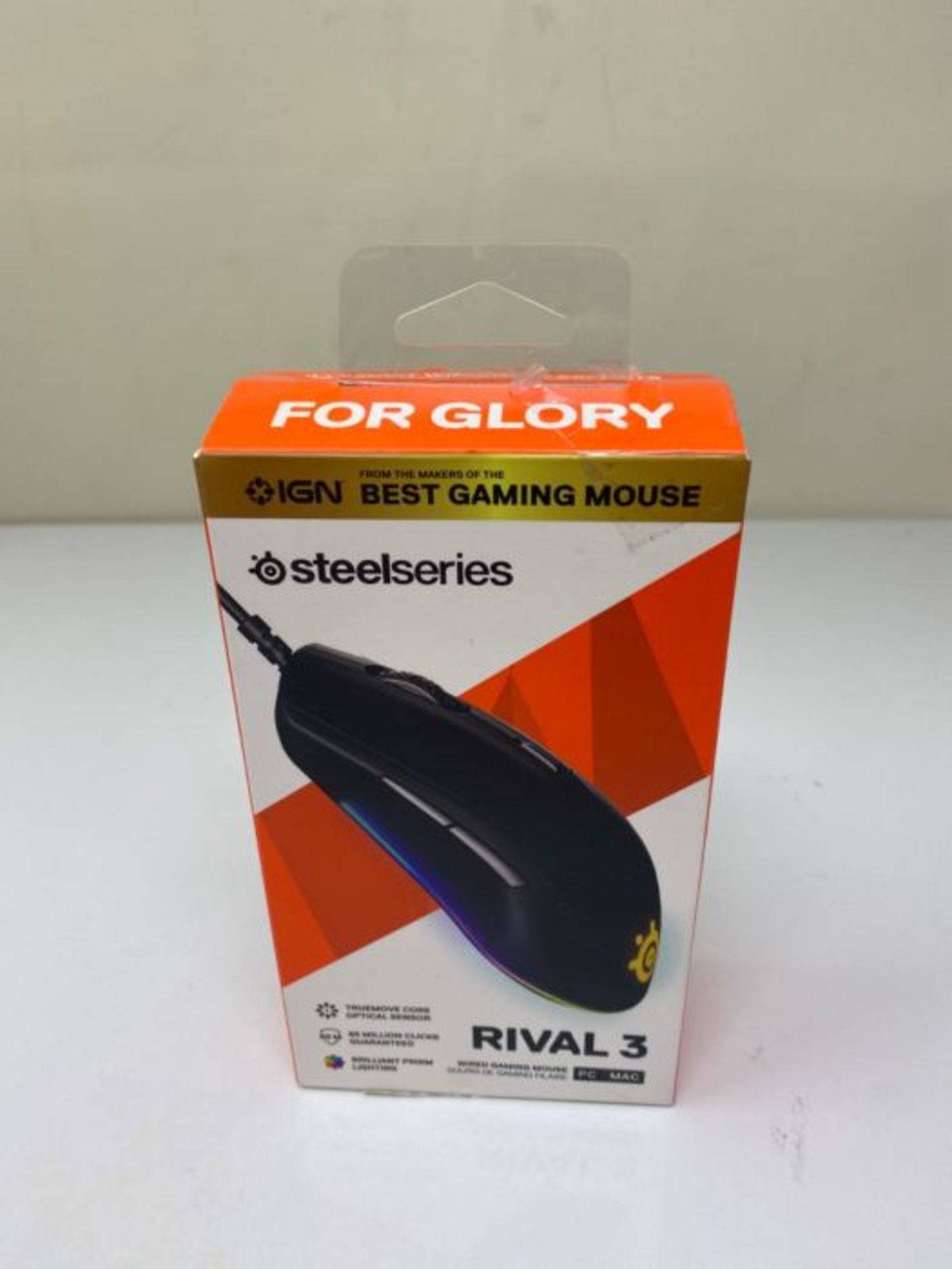 SteelSeries Rival 3 - Gaming Maus - 8.500 Cpi Truemove Core Optischer Sensor - 6 Progr - Image 2 of 3