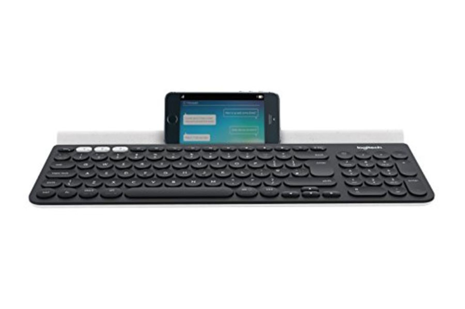 RRP £79.00 Logitech K780 Kabellose Tastatur, Bluetooth & 2.4 GHz Verbindung, Multi Device & Easy-