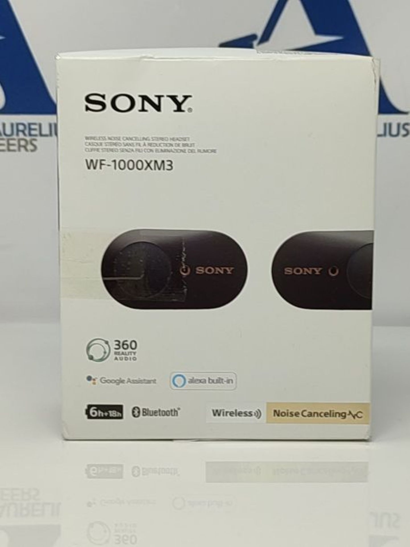 RRP £158.00 Sony WF-1000XM3 Truly Wireless Noise Cancelling Headphones with Mic, up to 32H battery - Image 2 of 3