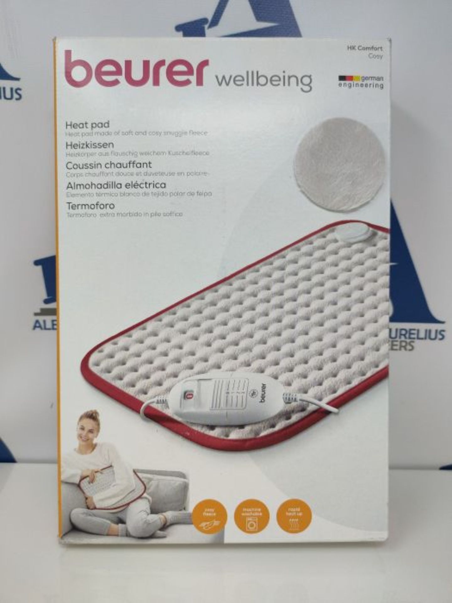 Beurer HK Comfort Heat Pad | Electric Heat Pad for Relaxation | 3 Electronically Regul - Image 2 of 3