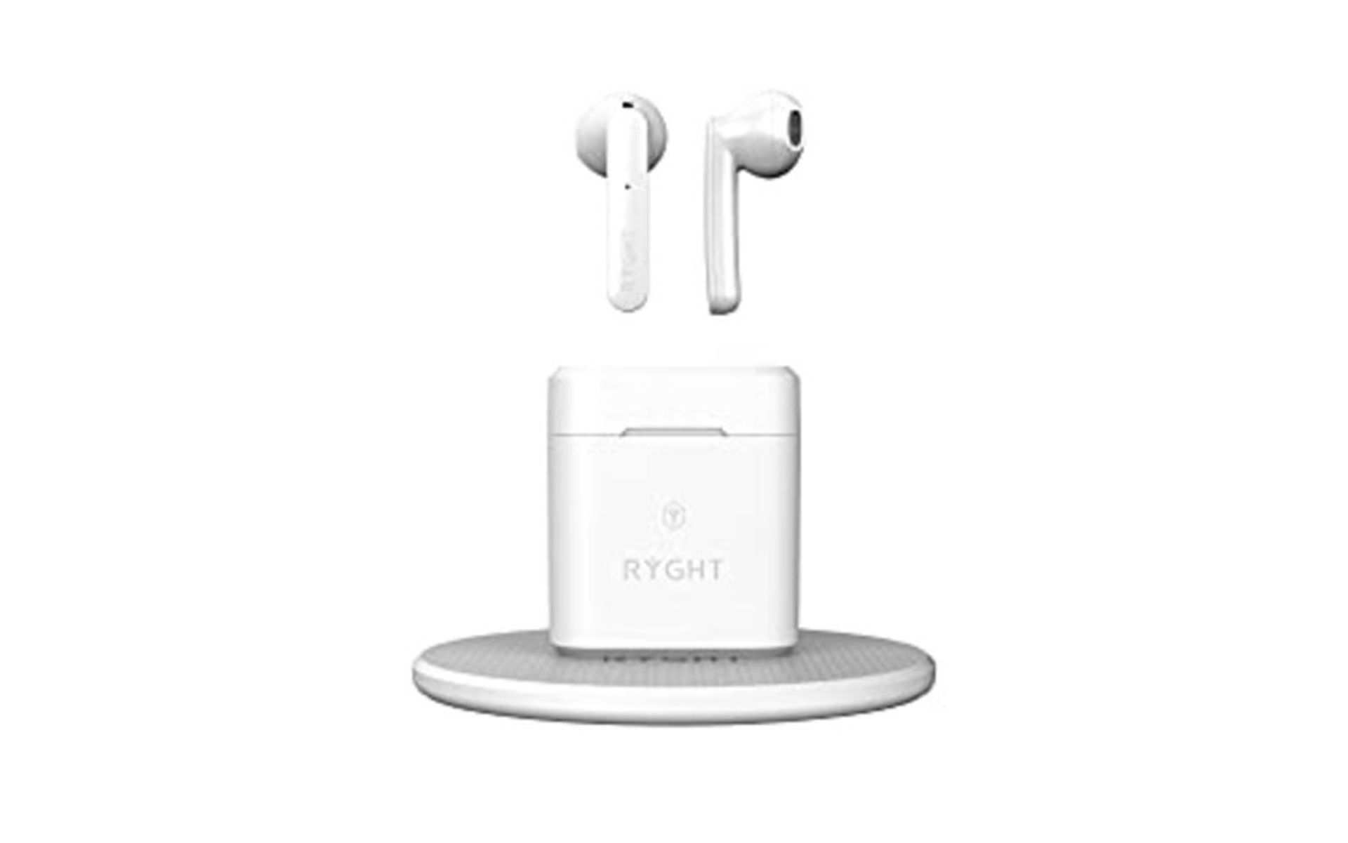 RYGHT Jam+ R480316 Wireless Headphones + Induction Charger - White