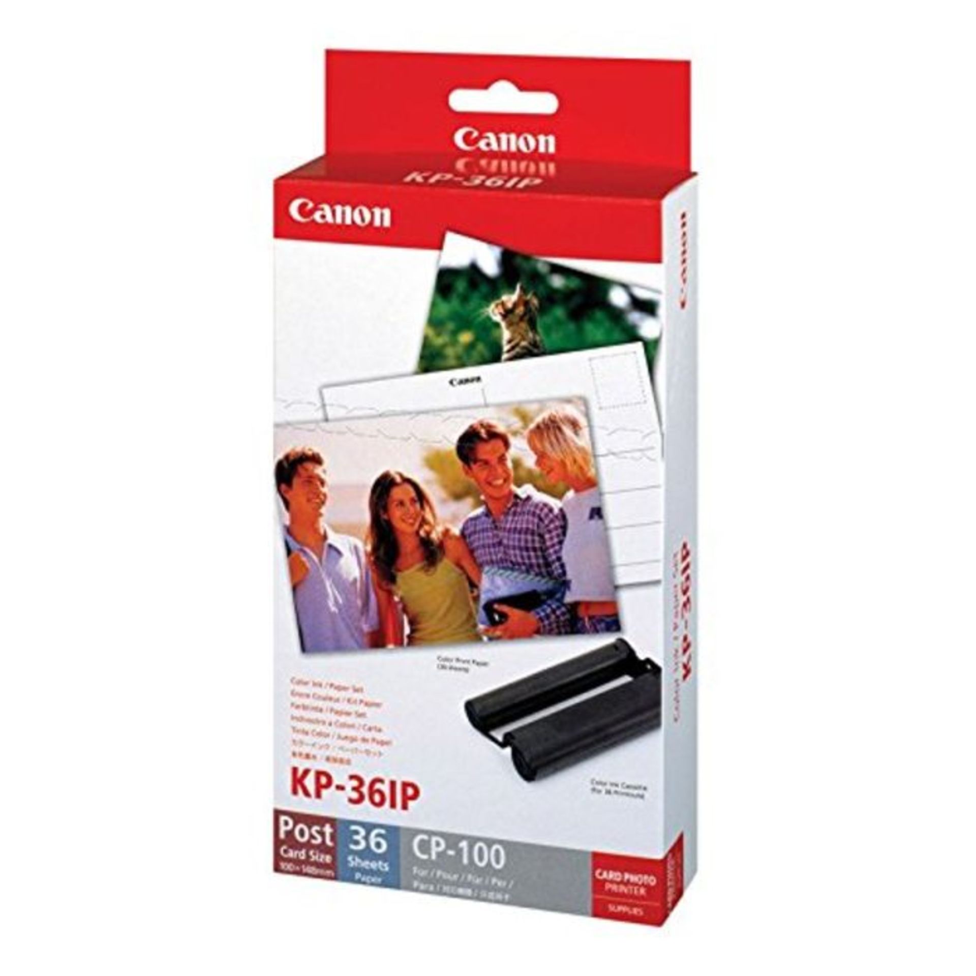 Canon 7739A001AH - KC-36IP - INK/CARD - 36 PCS.