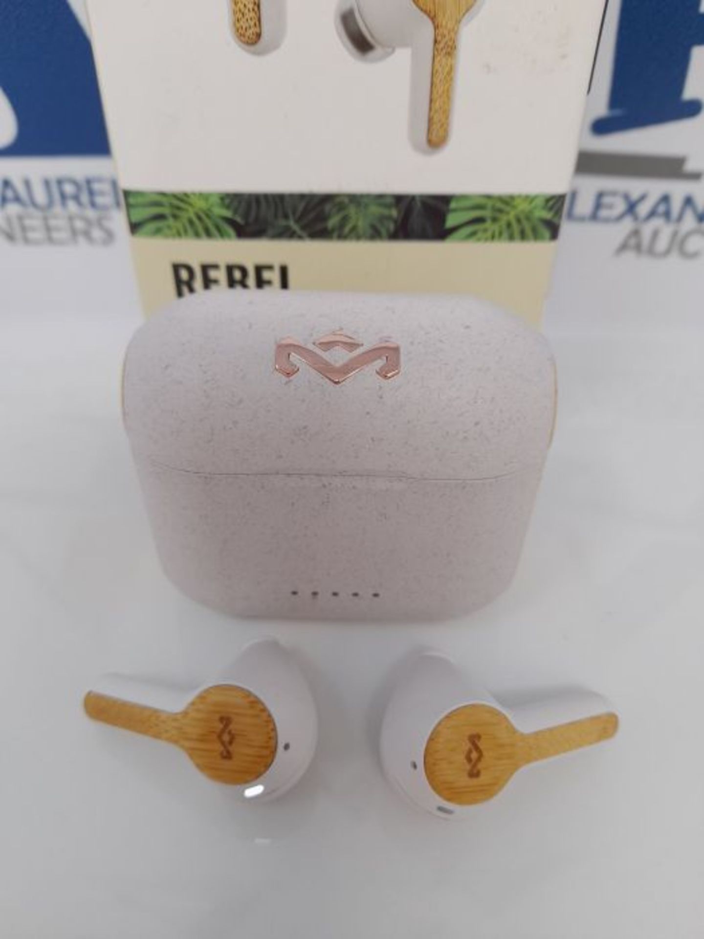 RRP £85.00 House of Marley House Of Marley Rebel Earbuds - Sustainably Crafted, Wireless Audio, R - Image 3 of 3