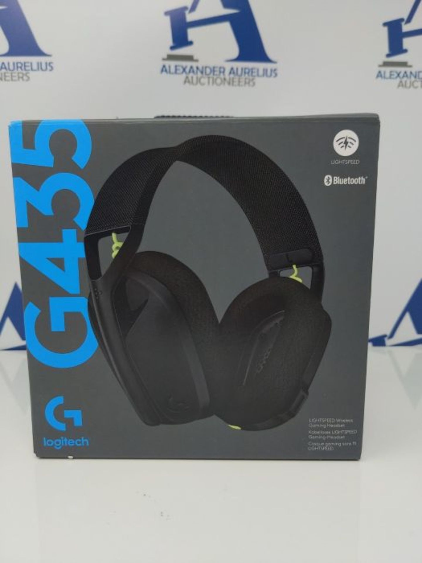 RRP £62.00 Logitech G435 Lightspeed Kabelloses Bluetooth-Gaming-Headset - Leichte Over-Ear-Kopfh? - Image 2 of 3